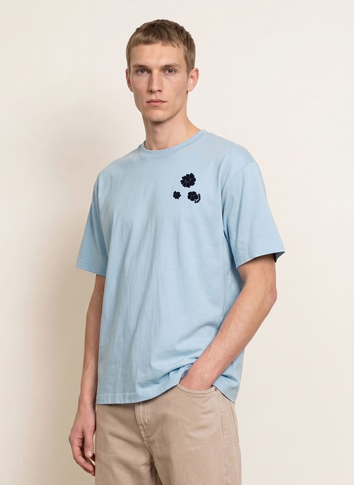 SANDRO T-Shirt: HELLBLAU