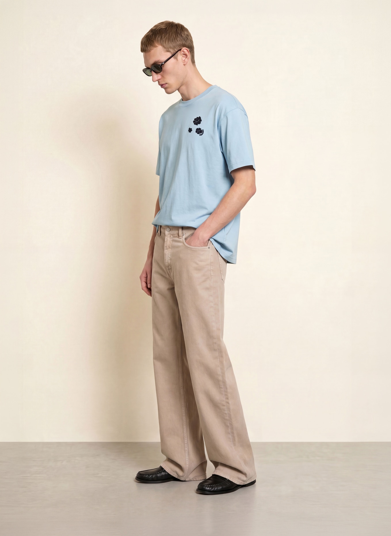 SANDRO T-Shirt: HELLBLAU