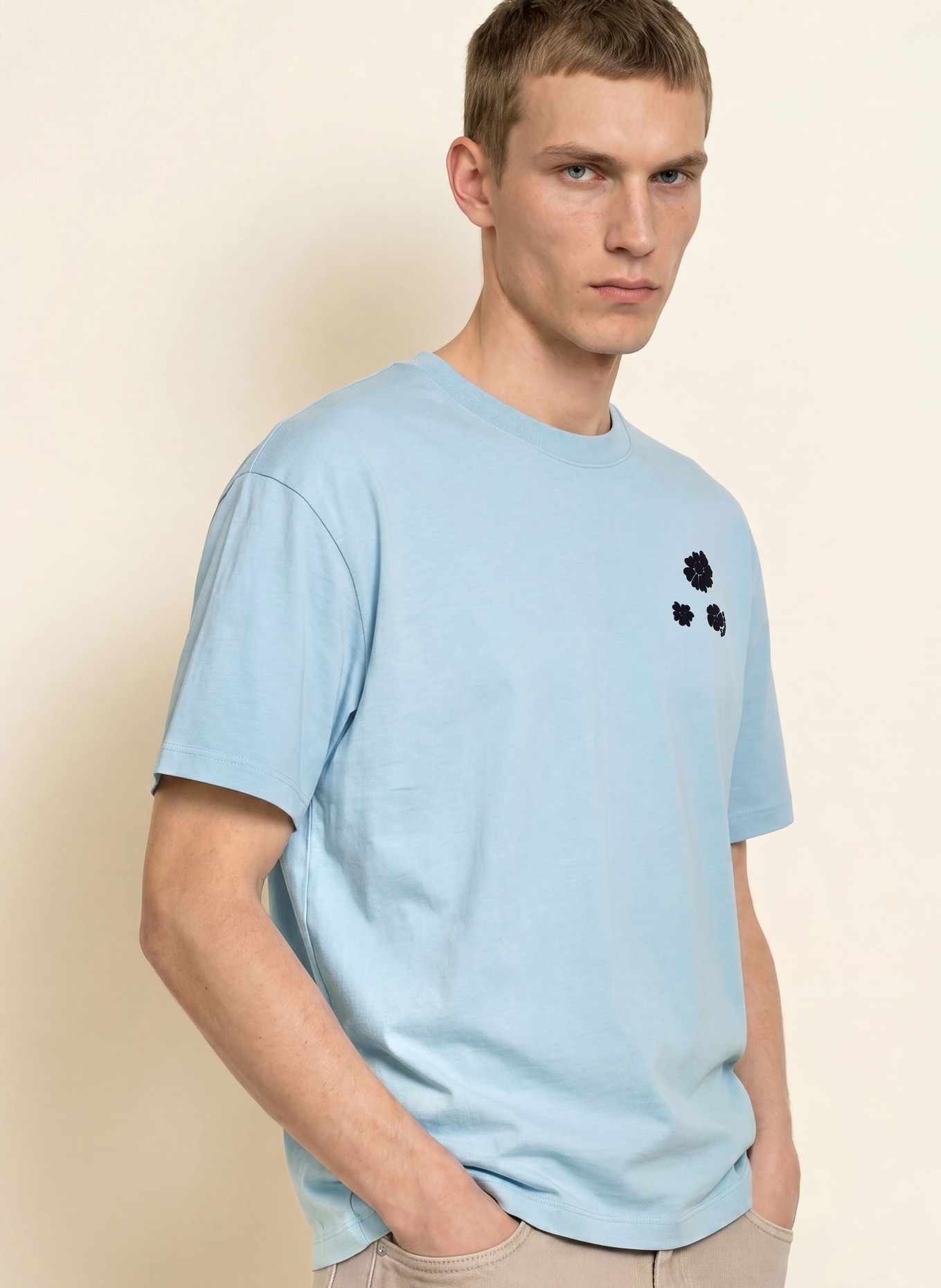 SANDRO T-Shirt: HELLBLAU
