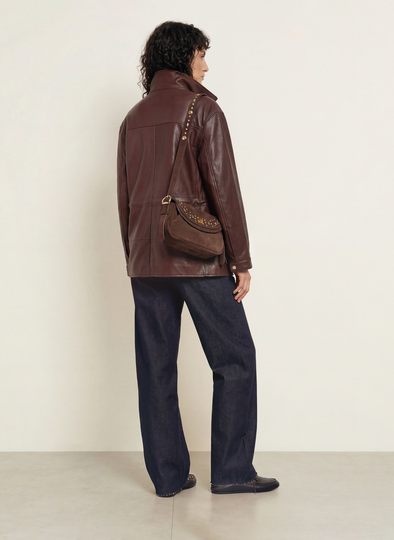 SANDRO Jeansy typu barrel: 4785 BLUE JEAN
