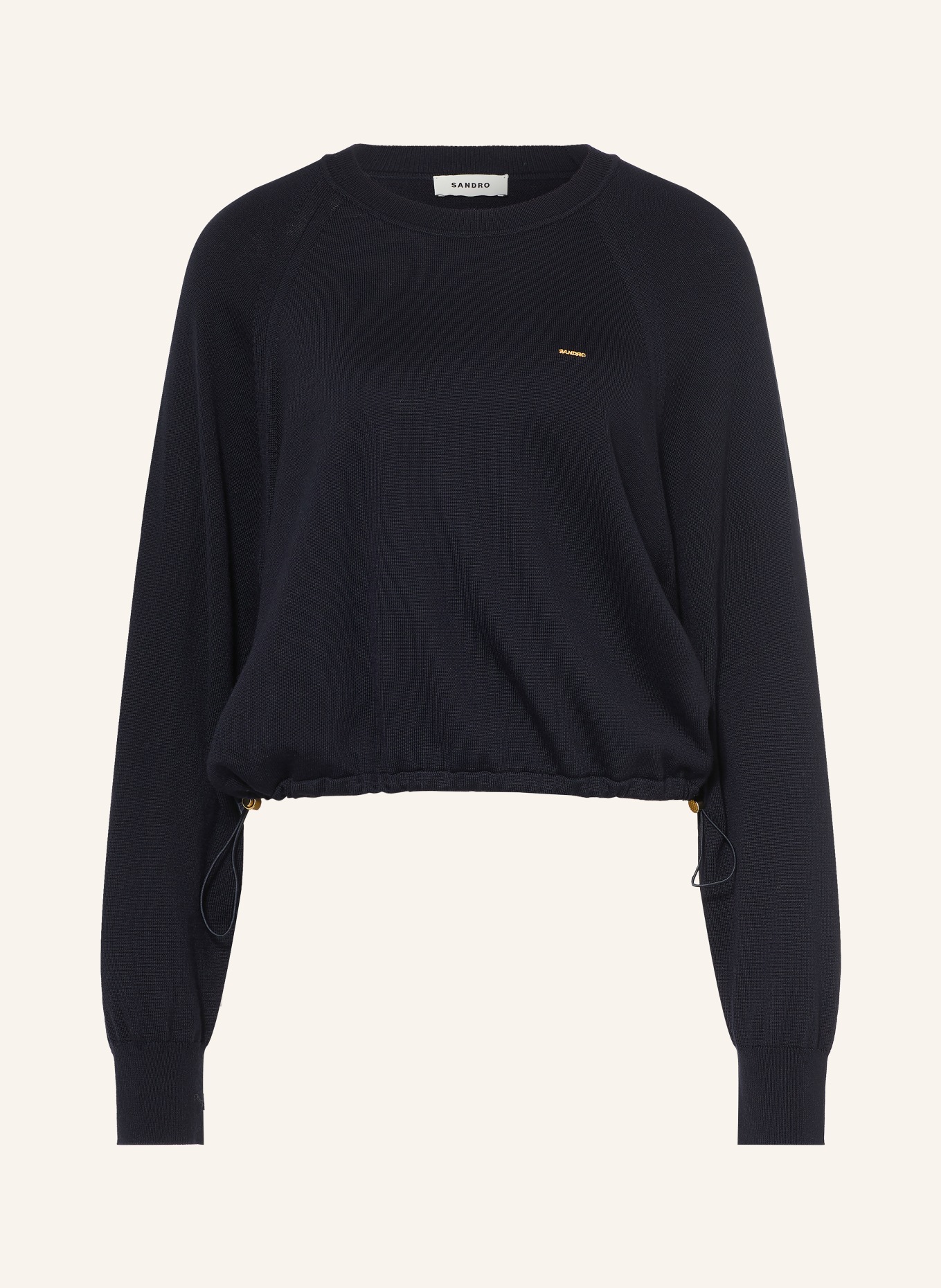 SANDRO Pullover: SCHWARZ
