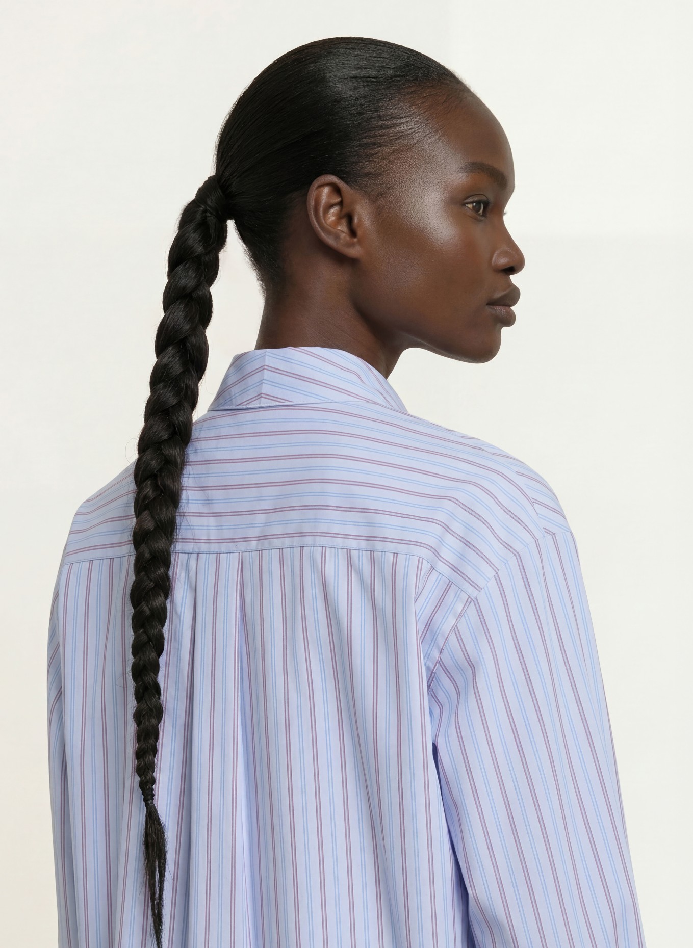 CLAUDIE PIERLOT Bluzka koszulowa: CIEMNOCZERWONY / JASNONIEBIESKI / GRANATOWY