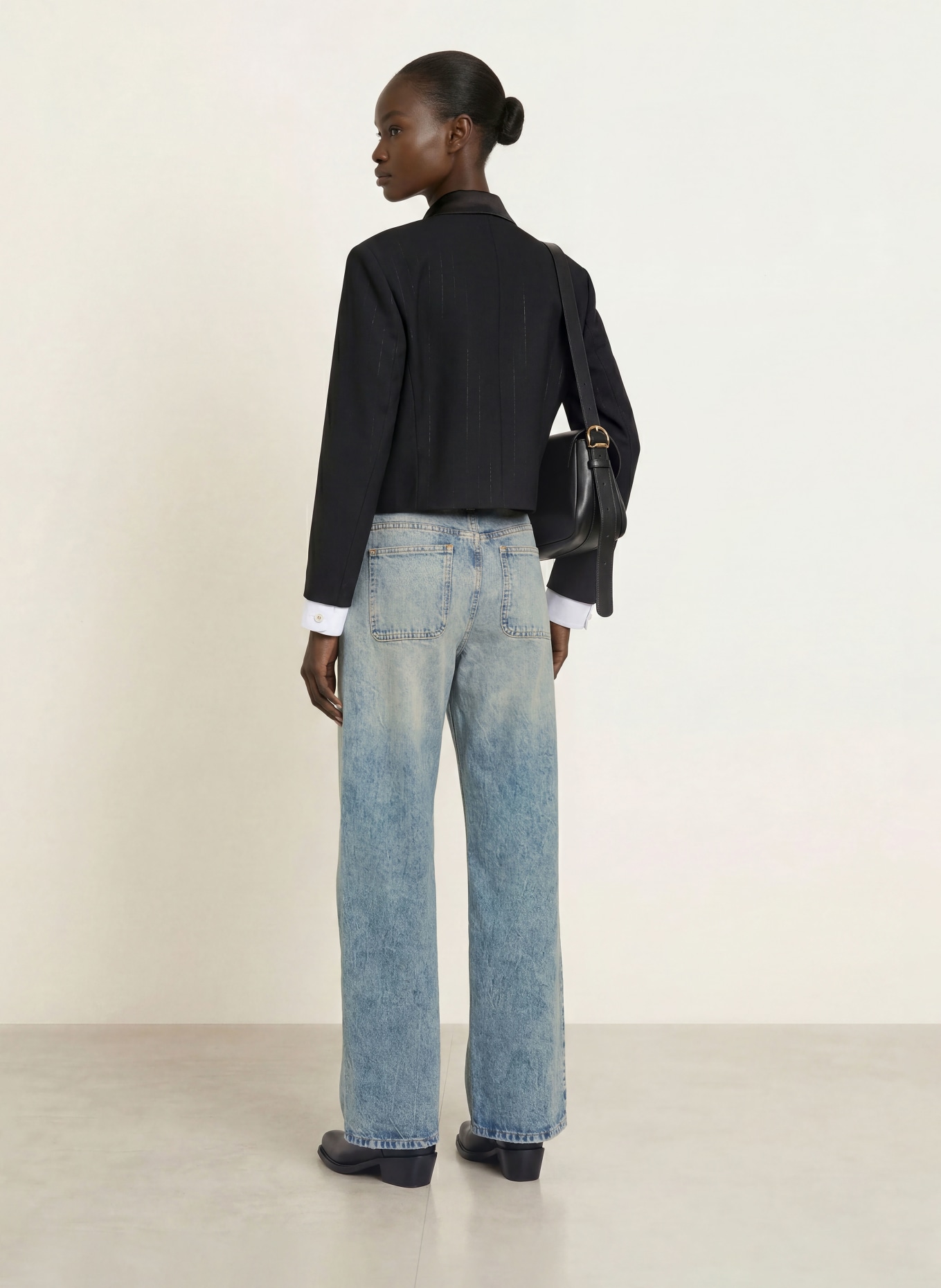 SANDRO Jeansy wide leg: 4785 BLUE JEAN