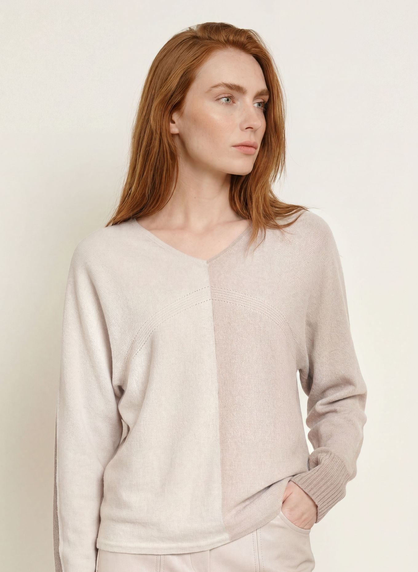 SPORTALM Trui: BEIGE / CRÈME