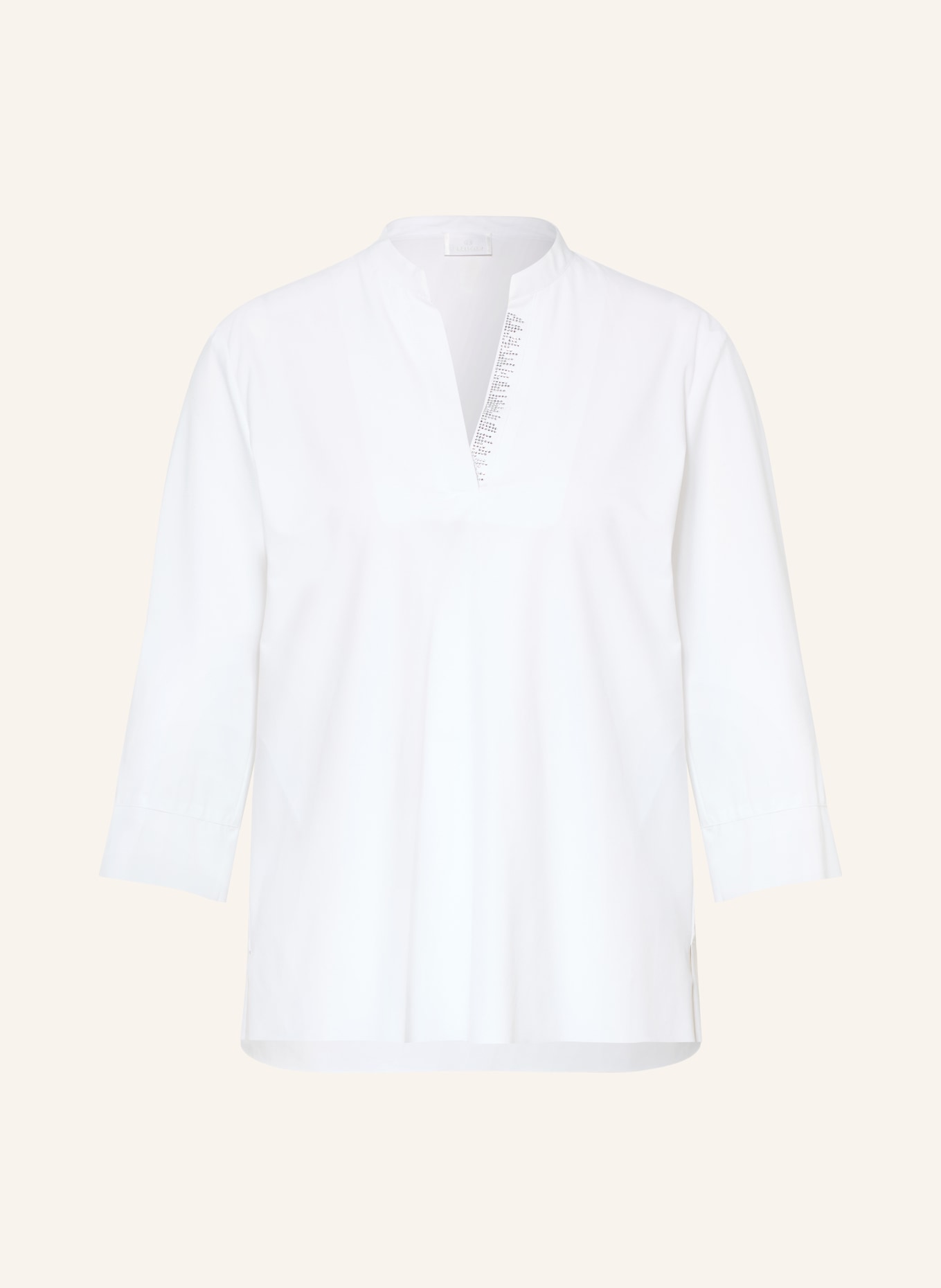 SPORTALM Chemisier à manches 3/4 orné de strass: BLANC