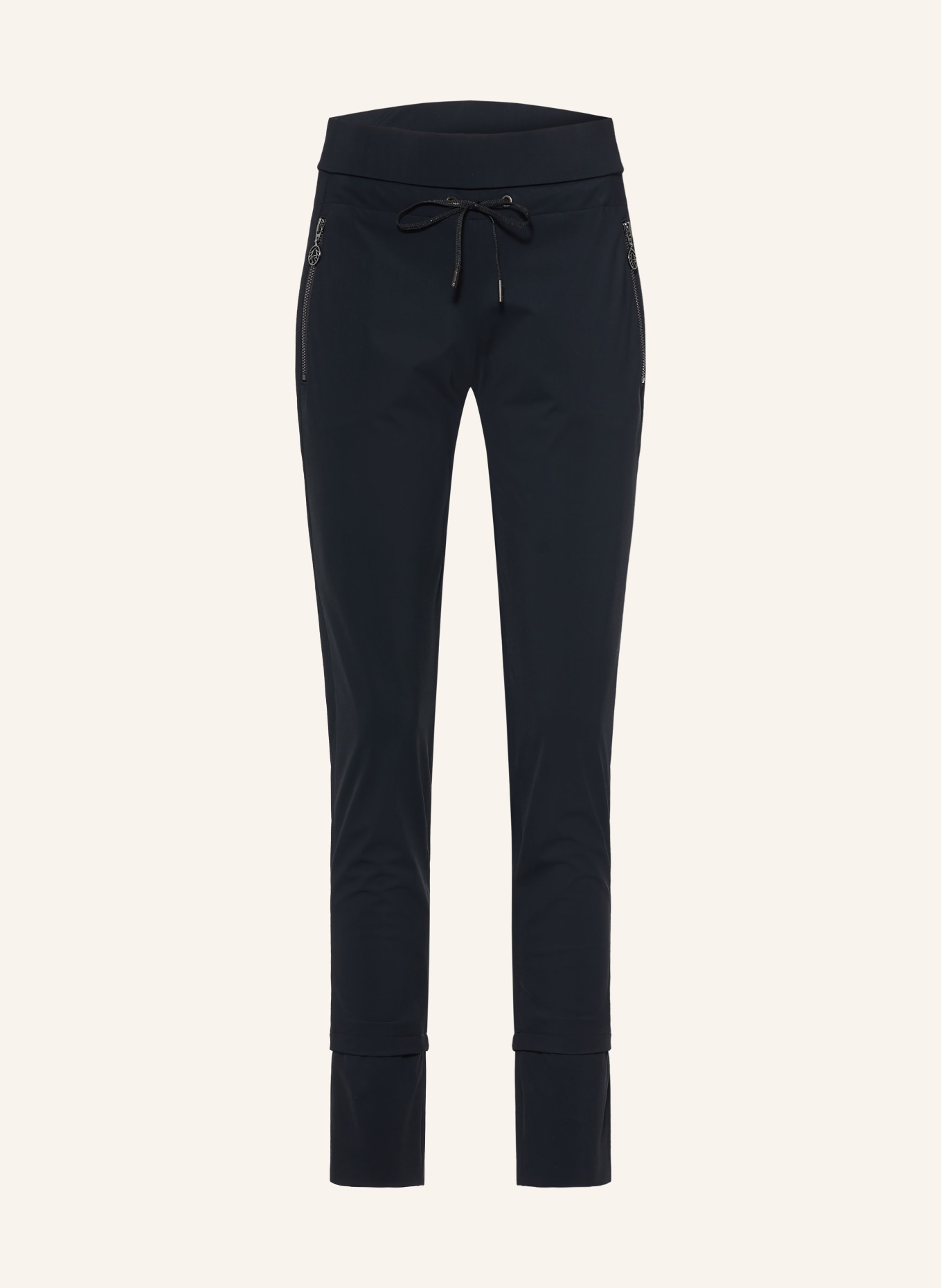 SPORTALM Broek in joggingstijl: ZWART