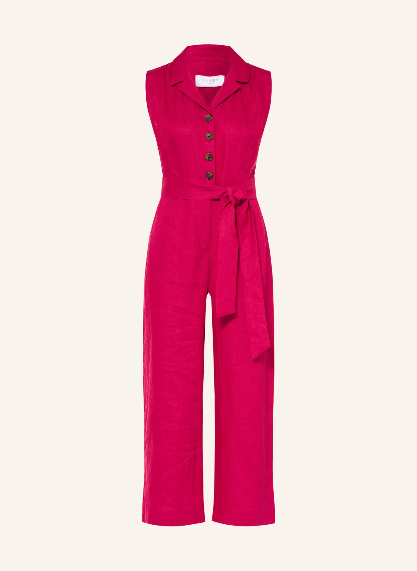 HOBBS Jumpsuit DESTINY aus Leinen: FUCHSIA