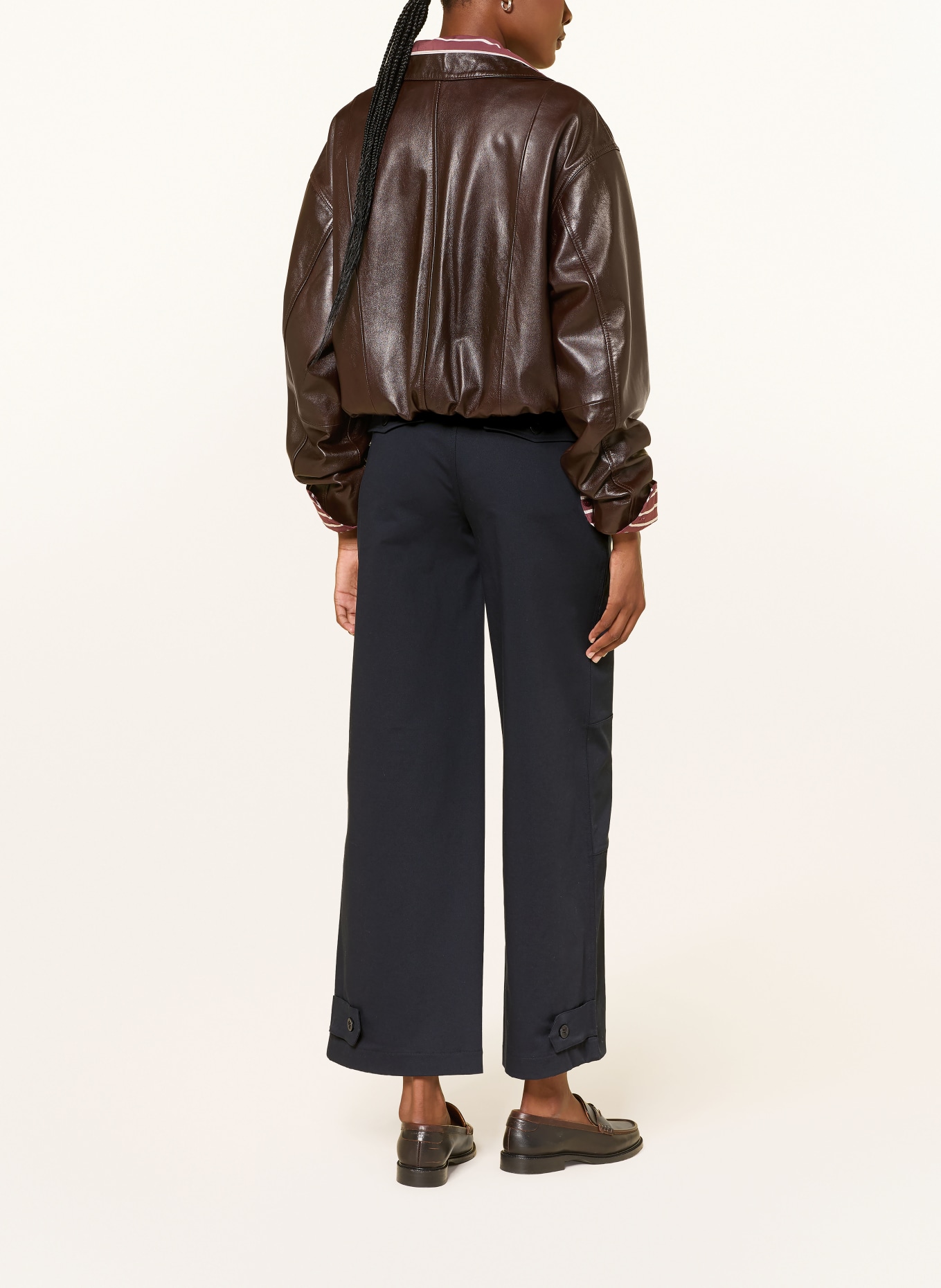 CLAUDIE PIERLOT Hose: DUNKELBLAU