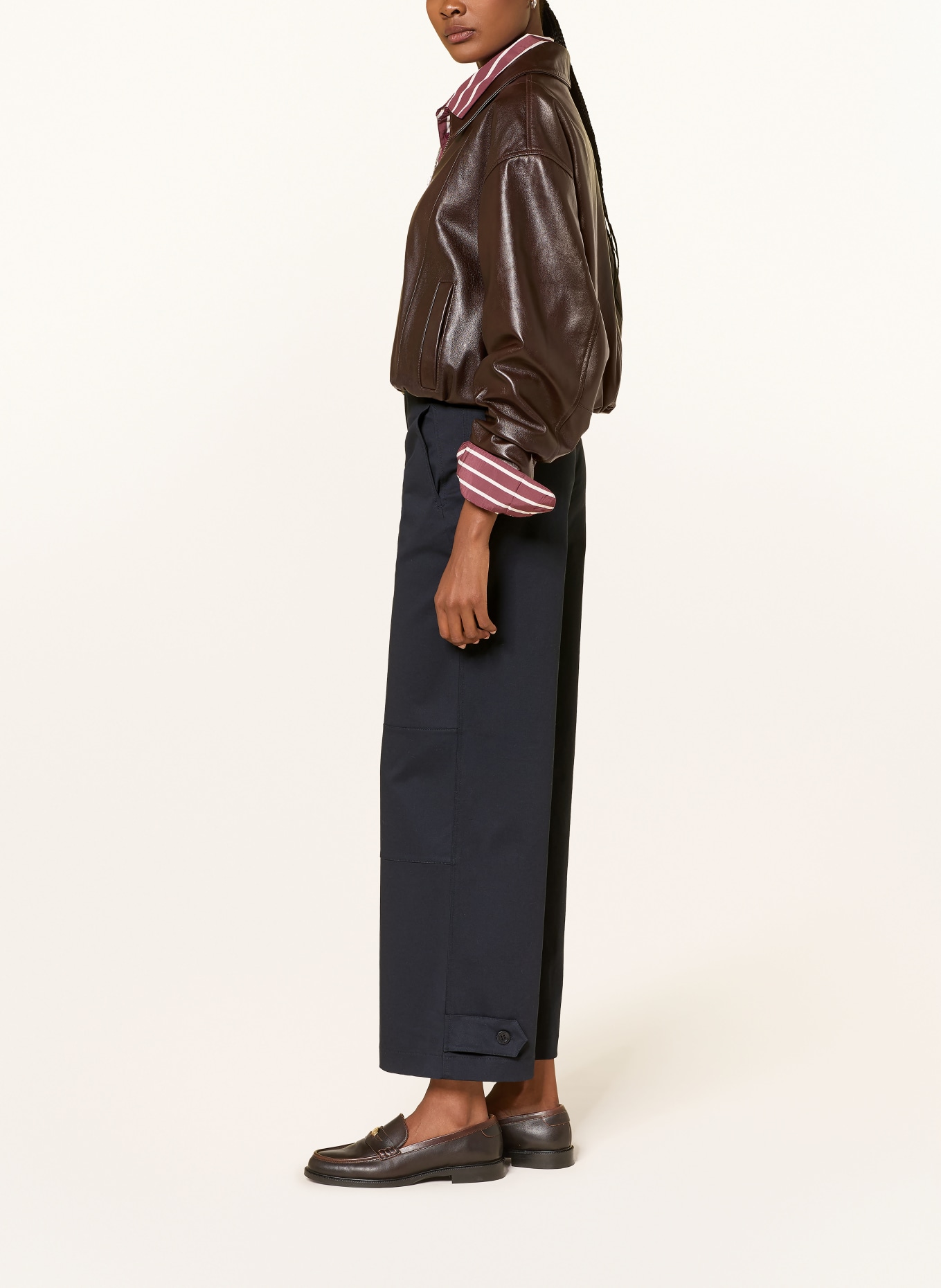 CLAUDIE PIERLOT Hose: DUNKELBLAU