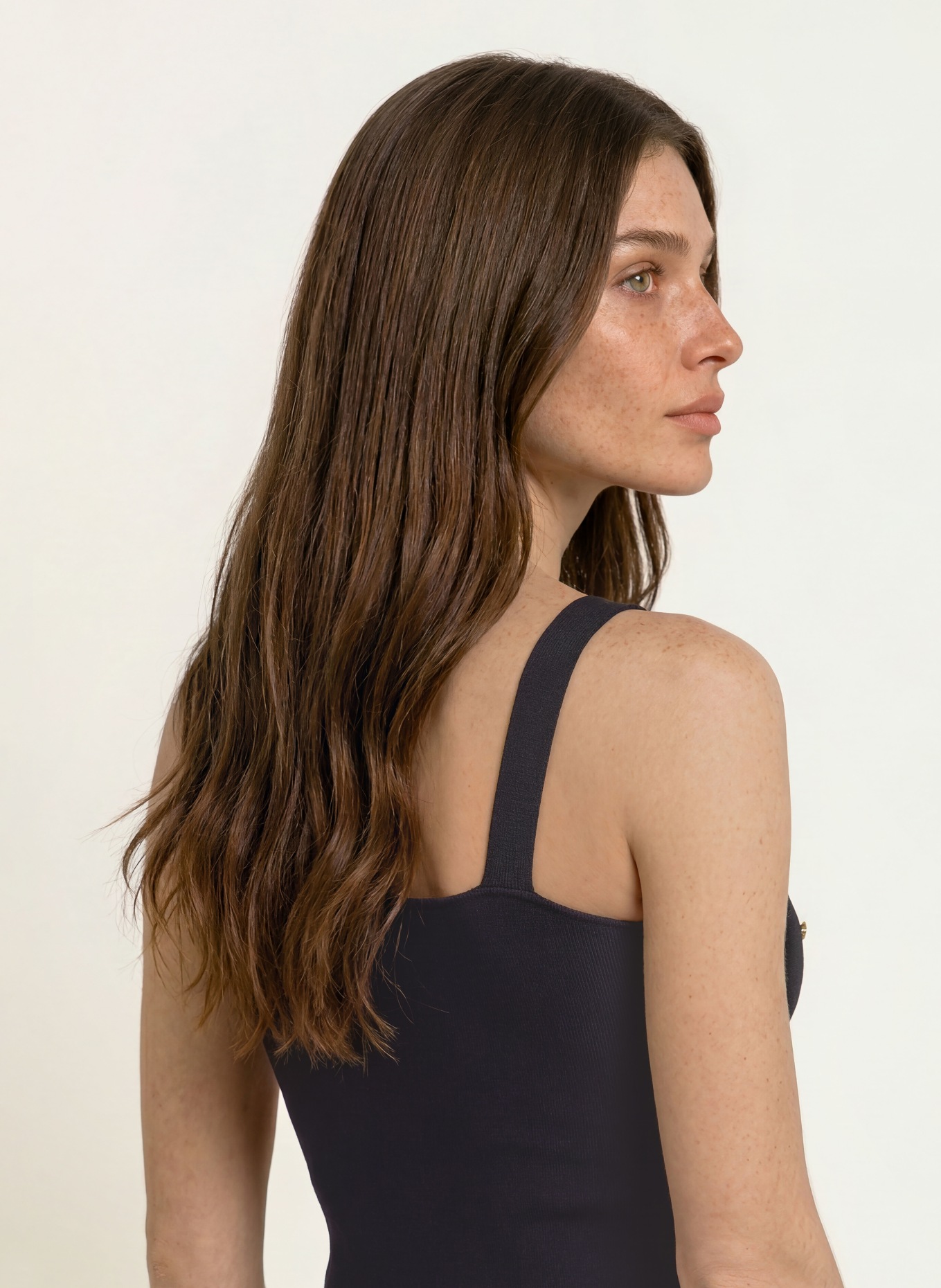 CLAUDIE PIERLOT Stricktop mit Volants: DUNKELBLAU