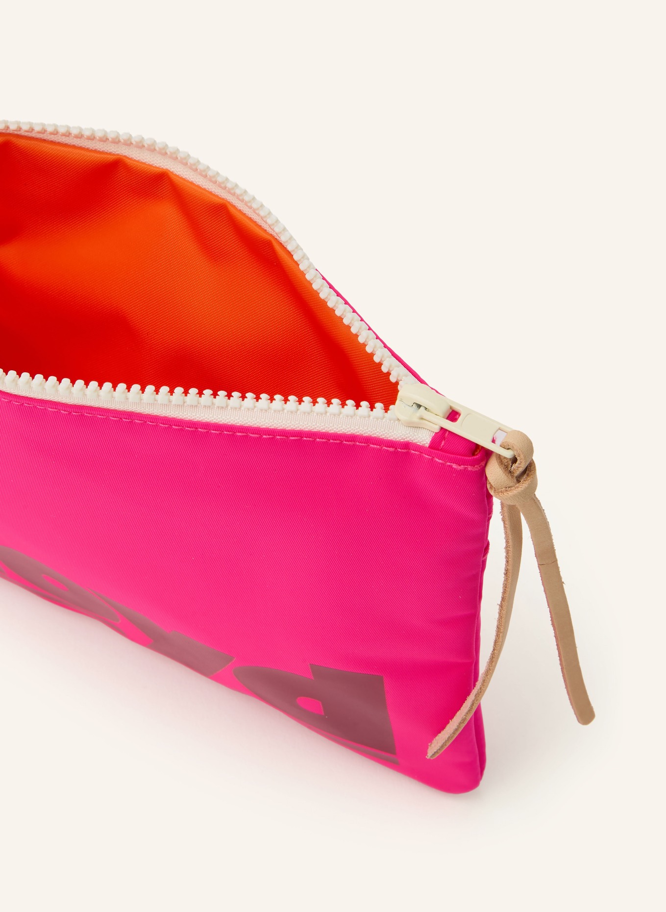 Floyd Pouch: PINK / DUNKELBRAUN / WEISS