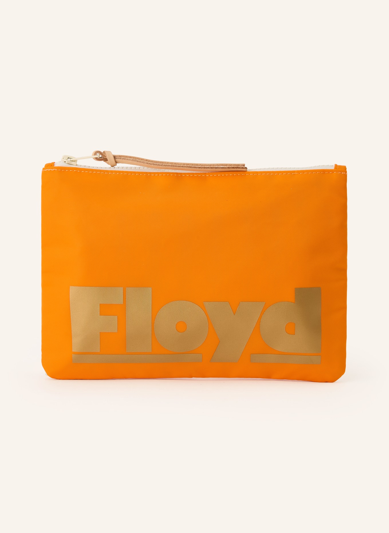 Floyd Pouch: ORANGE / SILBER / CREME