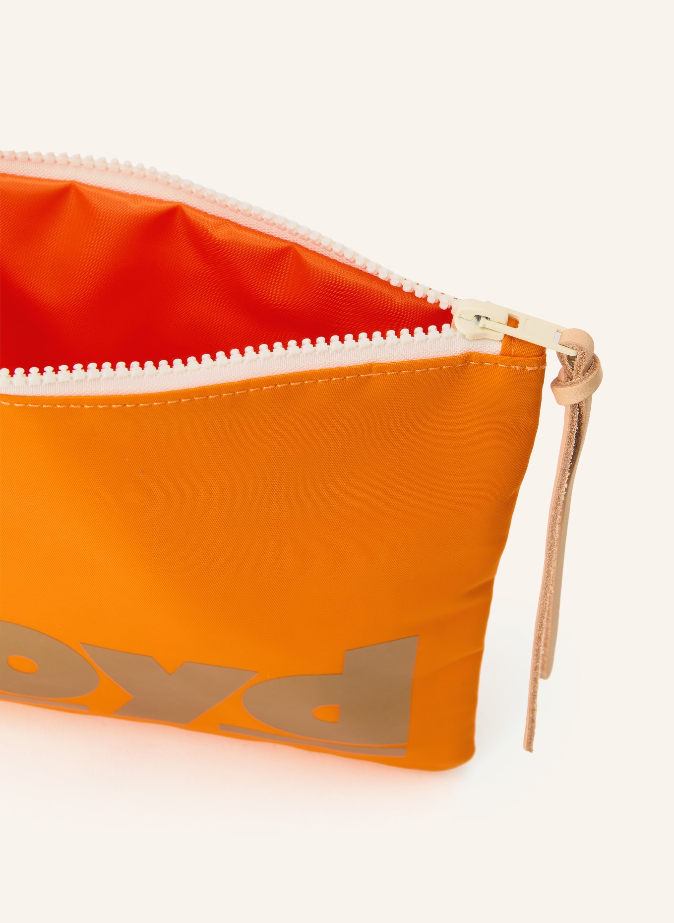 Floyd Pouch: ORANGE / SILBER / CREME