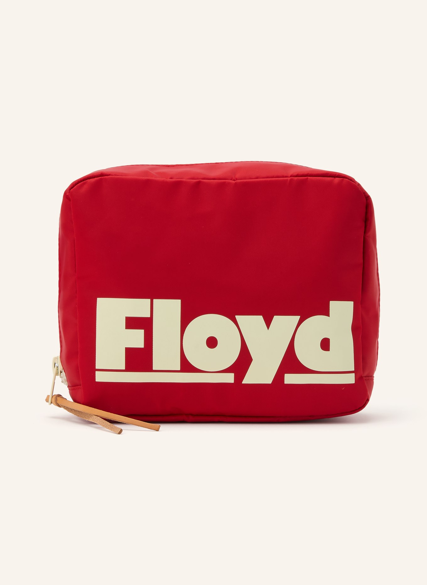 Floyd Kosmetiktasche: ROT / CREME