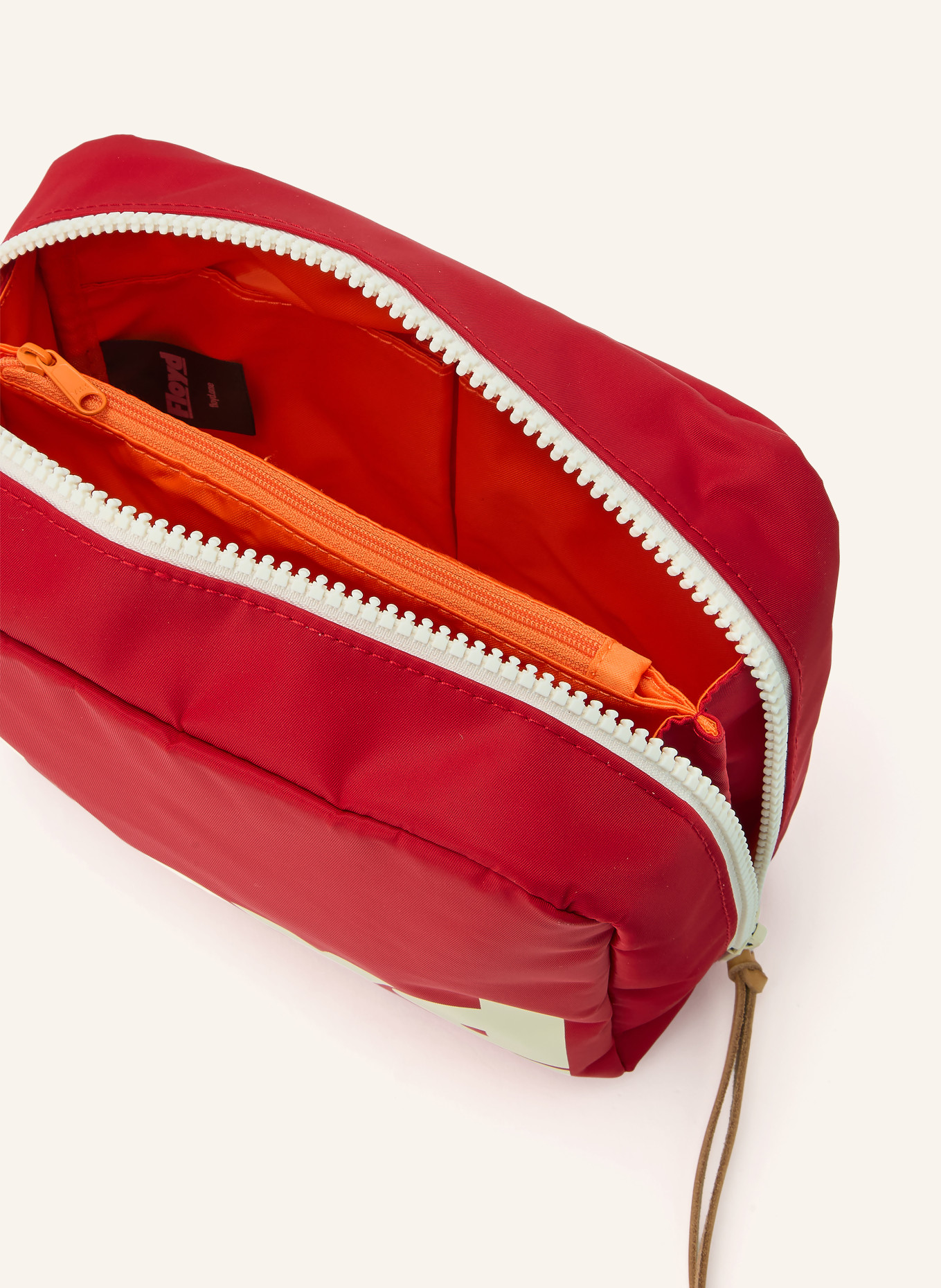 Floyd Kosmetiktasche: ROT / CREME