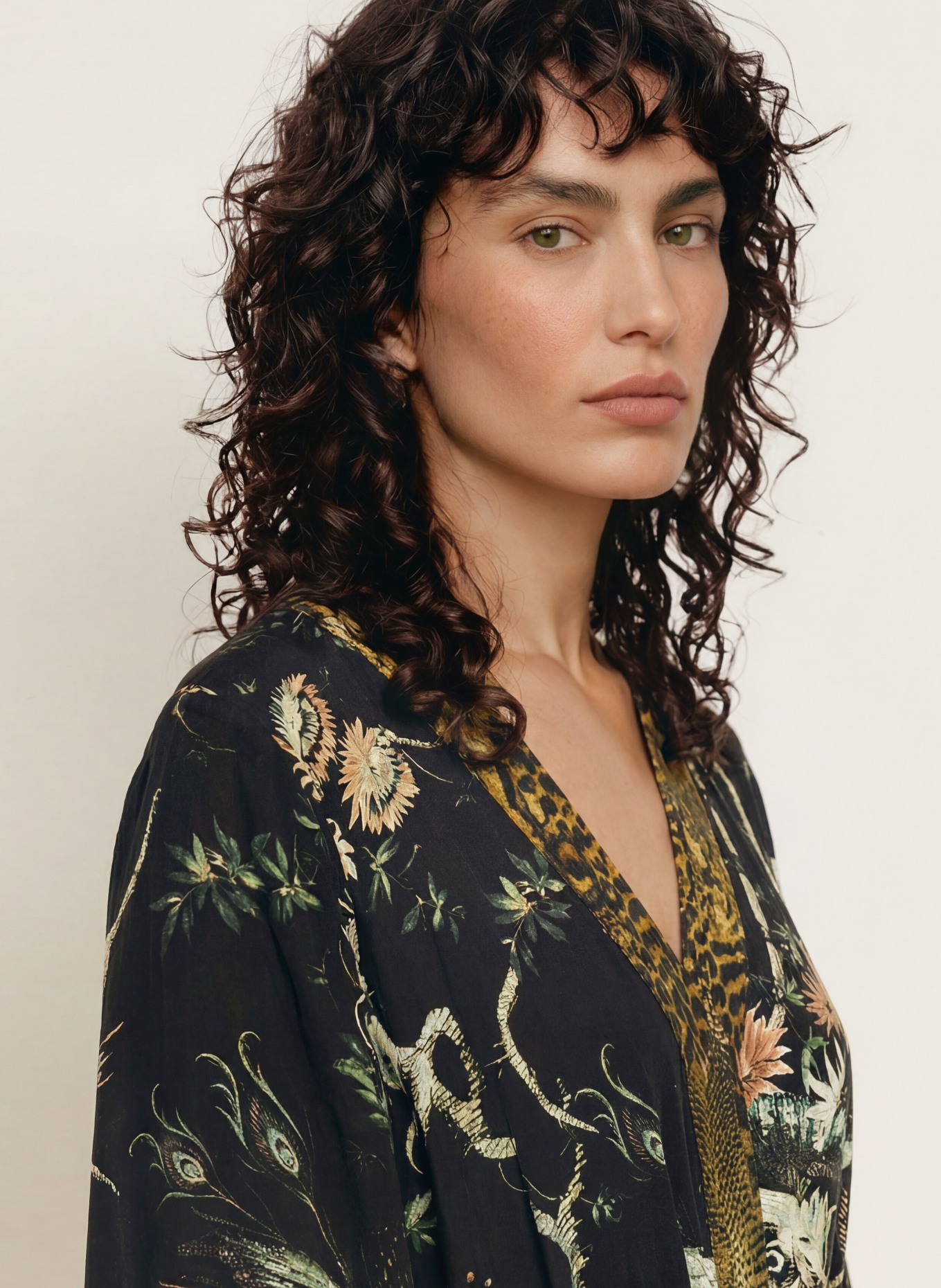 ALLSAINTS Sukienka DIANA z rękawami 3/4: ZIELONY / KHAKI / CZARNY