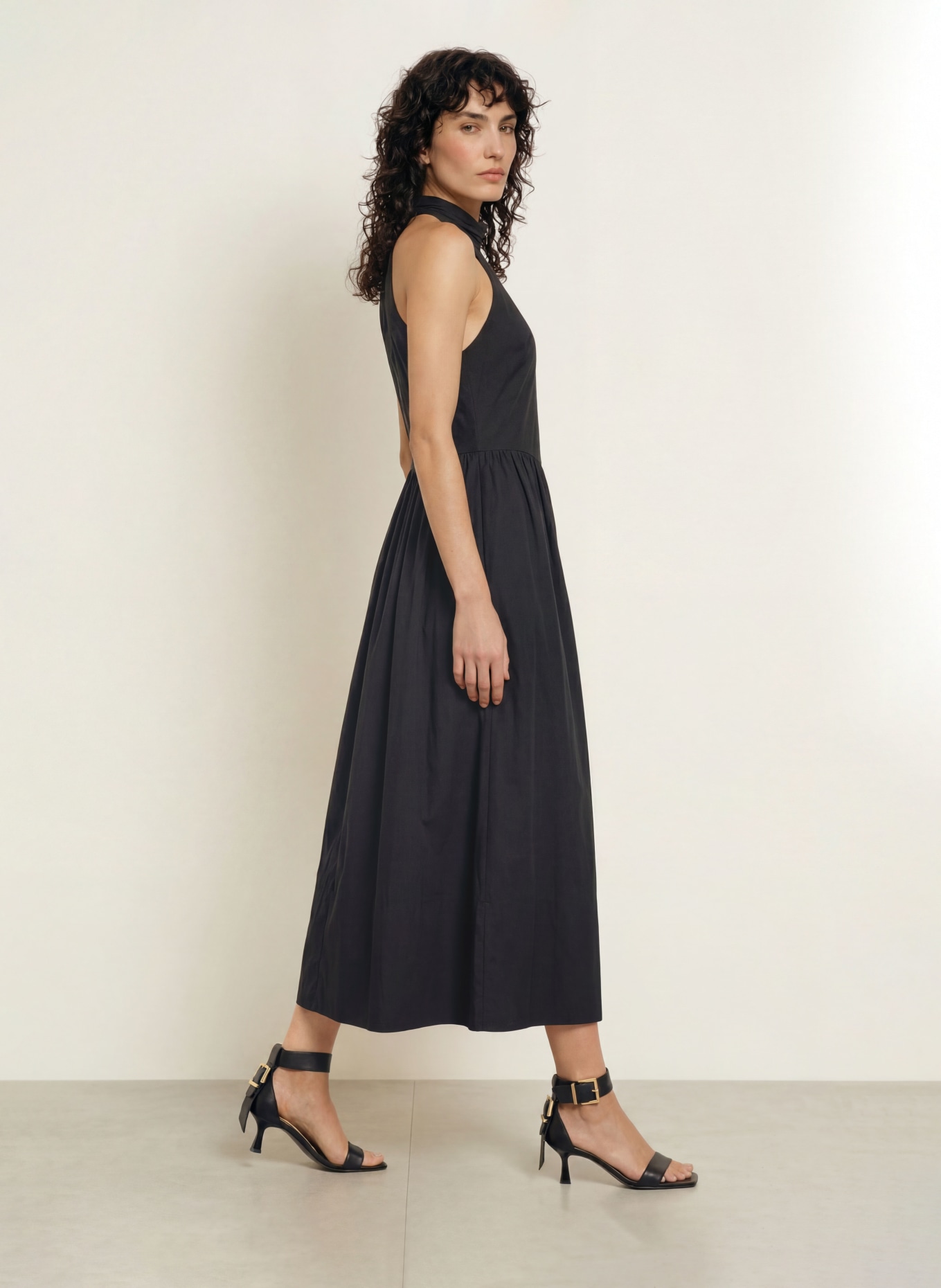 ALLSAINTS Kleid ARORA: SCHWARZ