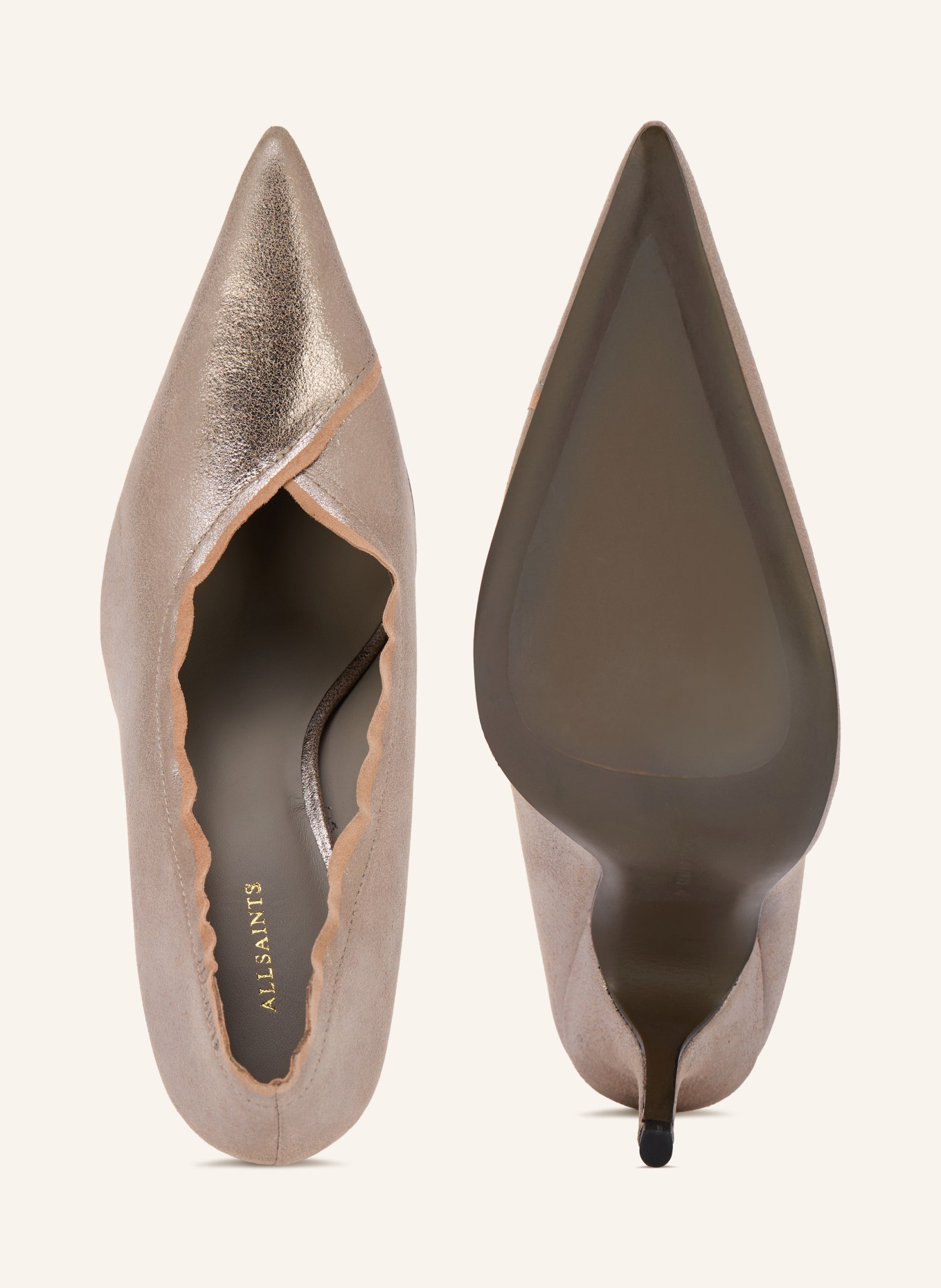 ALLSAINTS Pumps VERA COURT: SILBER