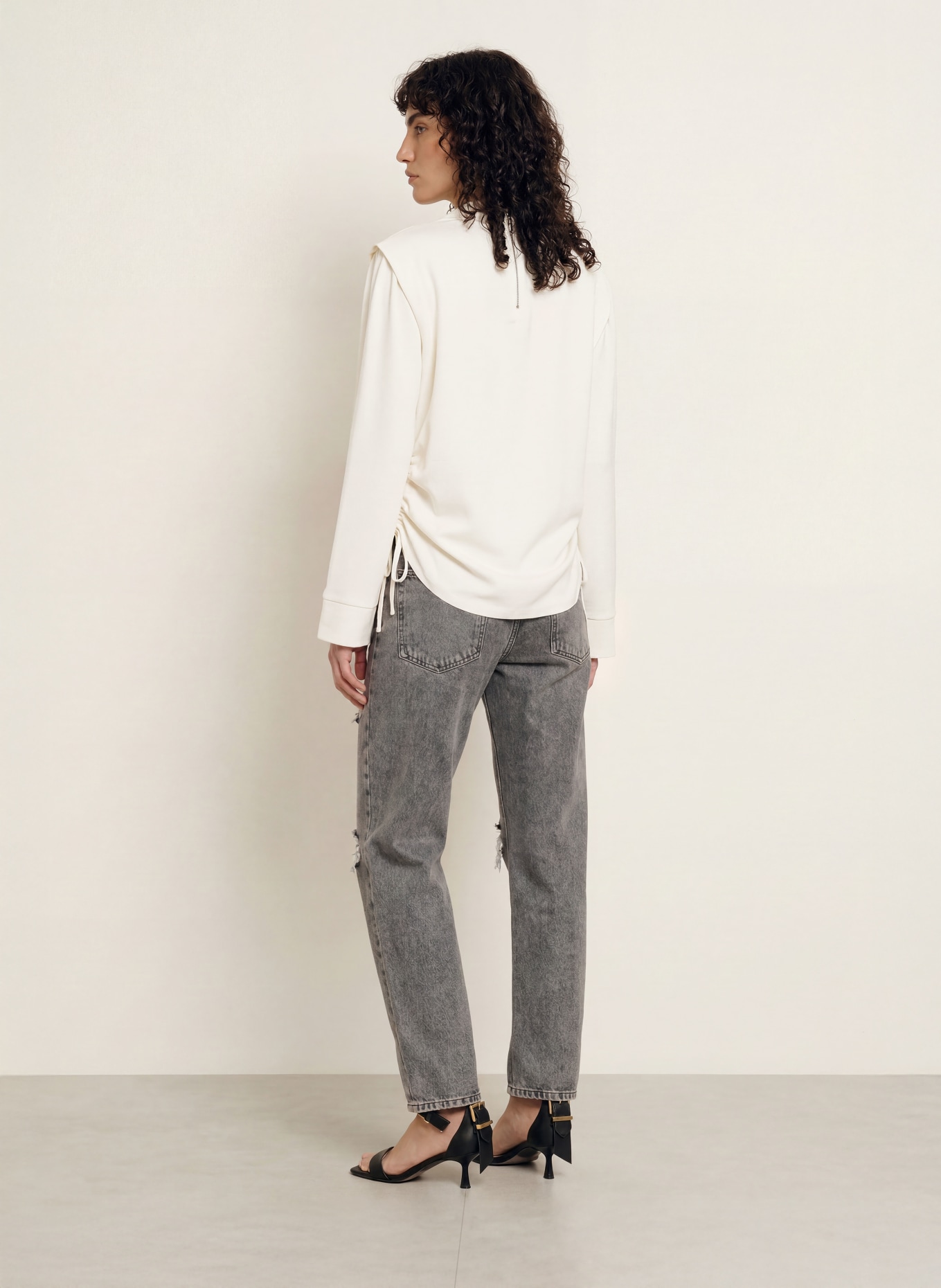 ALLSAINTS Blusenshirt LESLIE: CREME