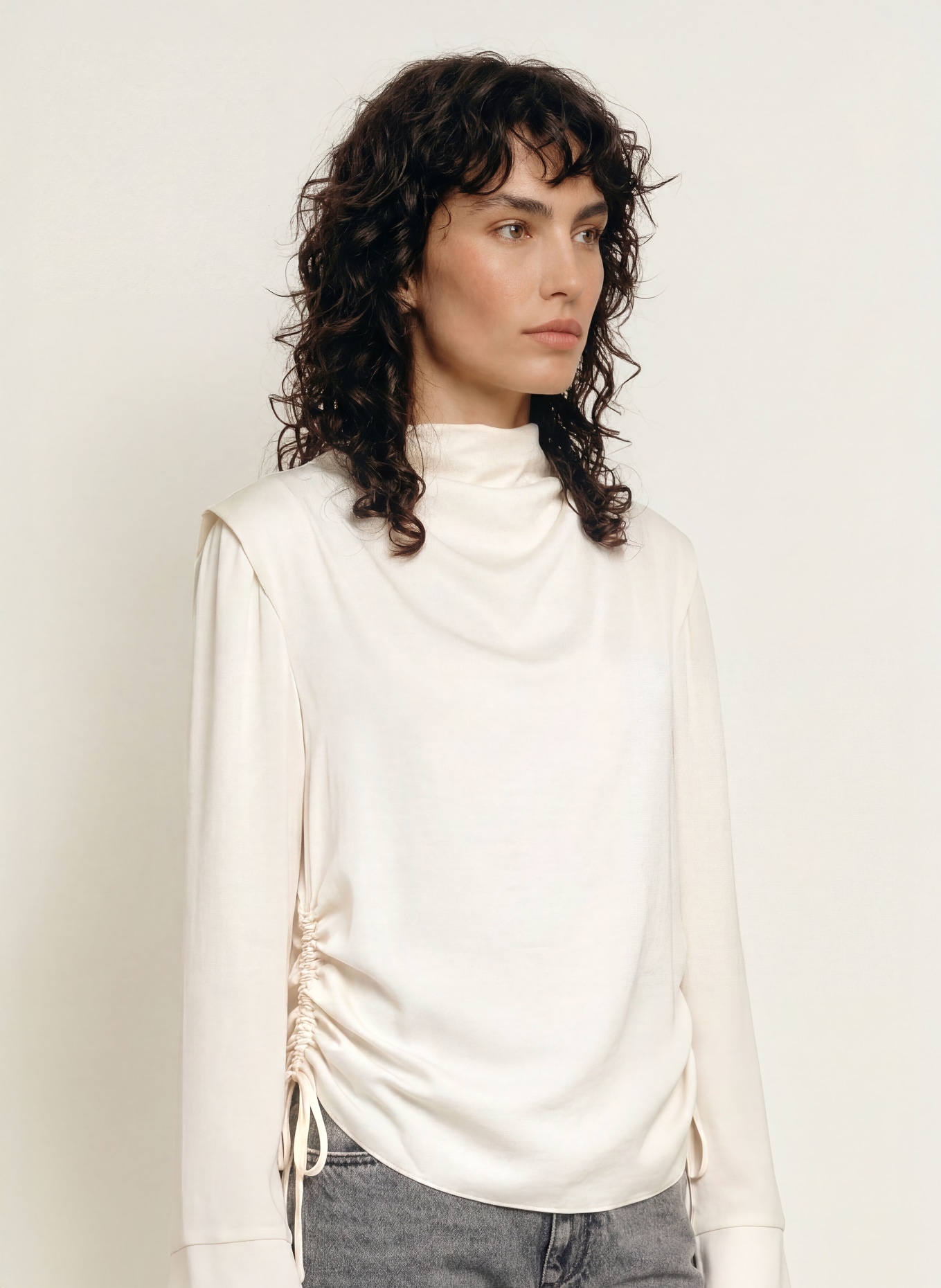 ALLSAINTS Blusenshirt LESLIE: CREME
