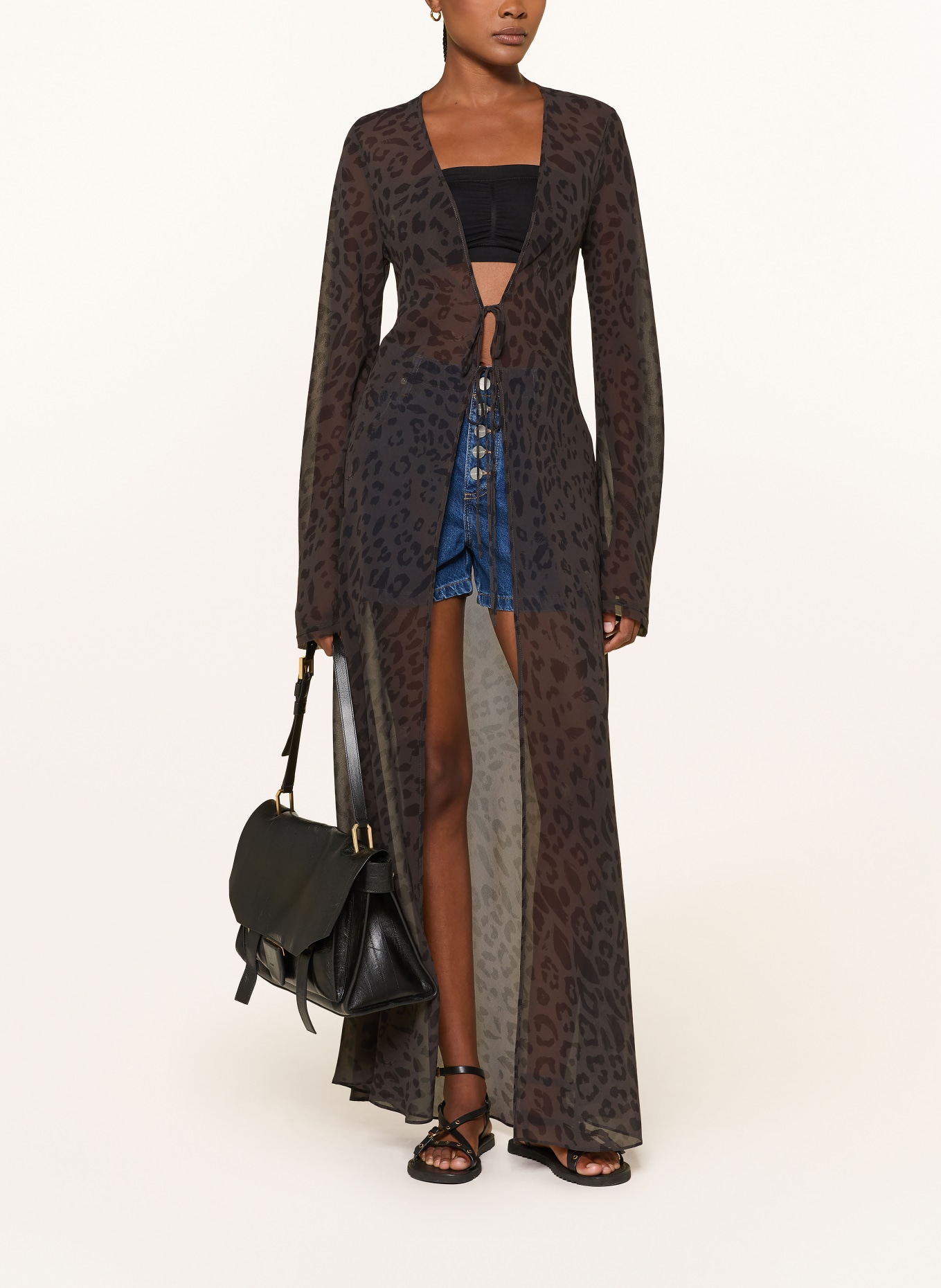 ALLSAINTS Kleid ZALIA: SCHWARZ