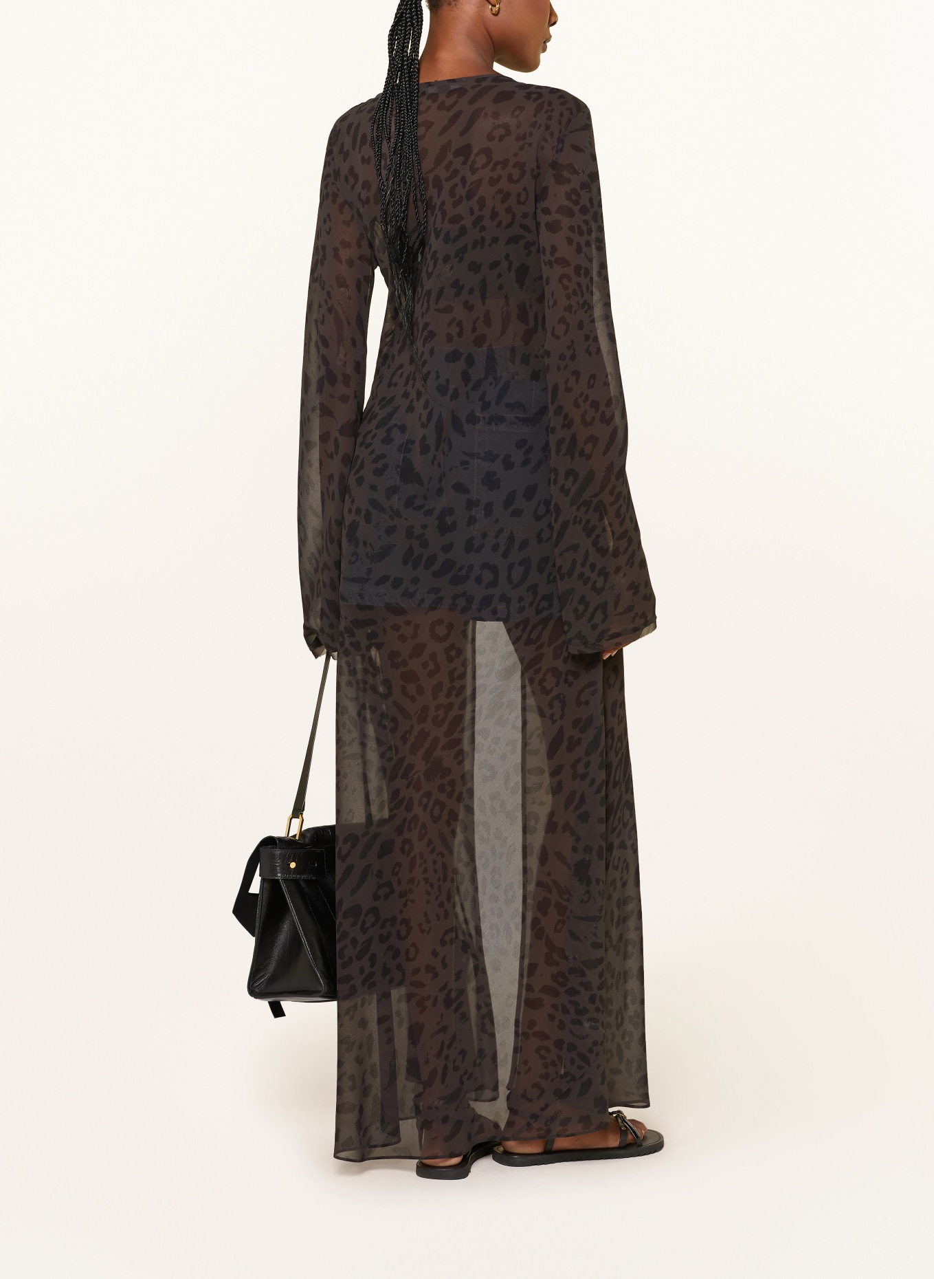 ALLSAINTS Kleid ZALIA: SCHWARZ