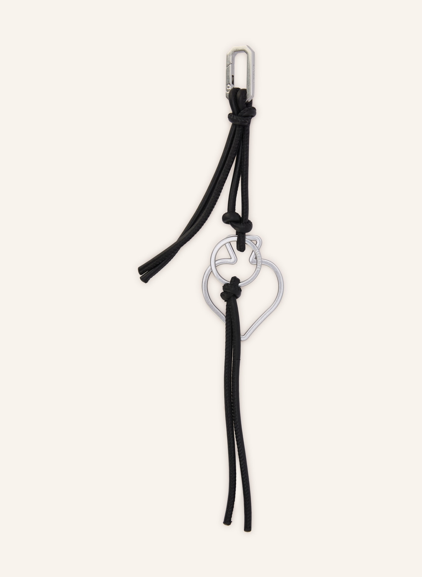 ALLSAINTS Sleutelhanger SPADE: ZWART / GRIJS