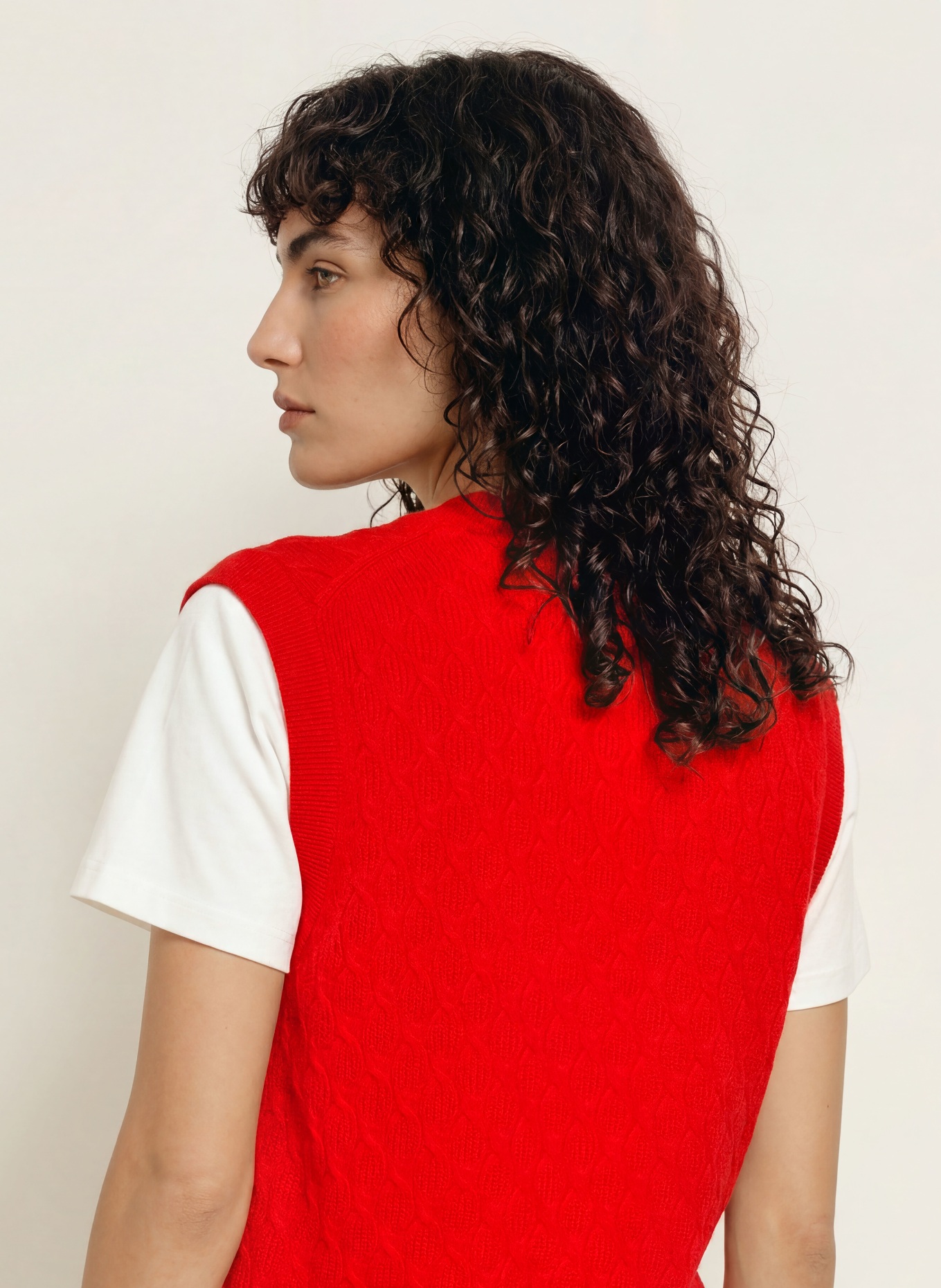 maje Strickweste: ROT