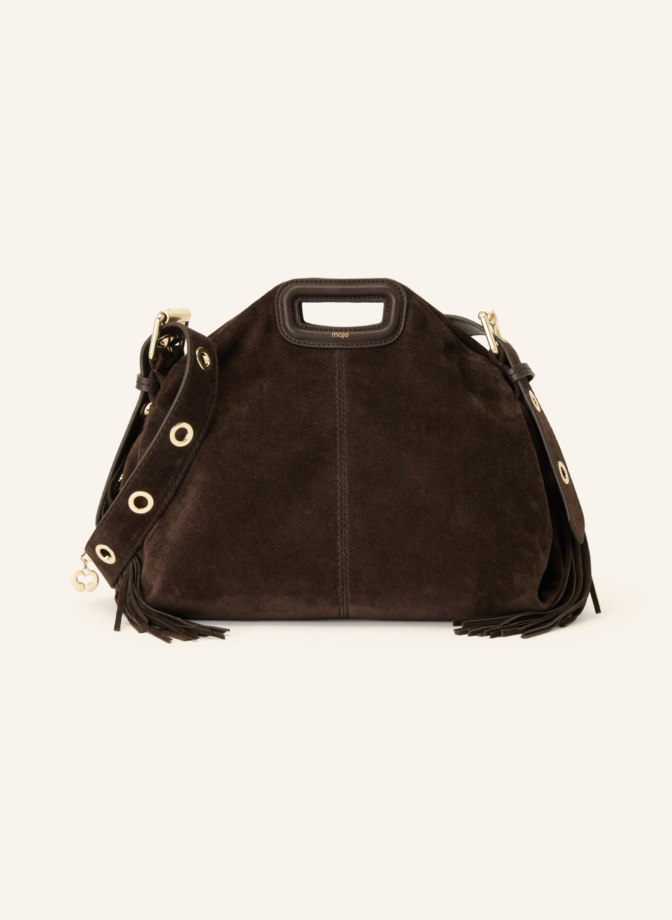 maje Handtasche: DUNKELBRAUN