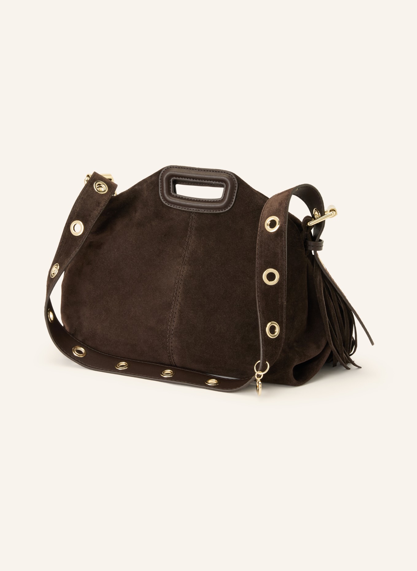 maje Handtasche: DUNKELBRAUN