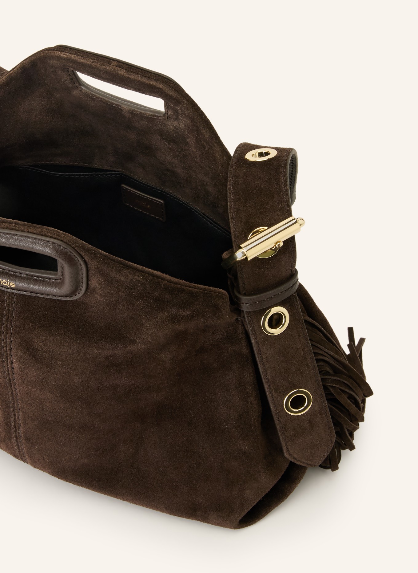 maje Handtasche: DUNKELBRAUN