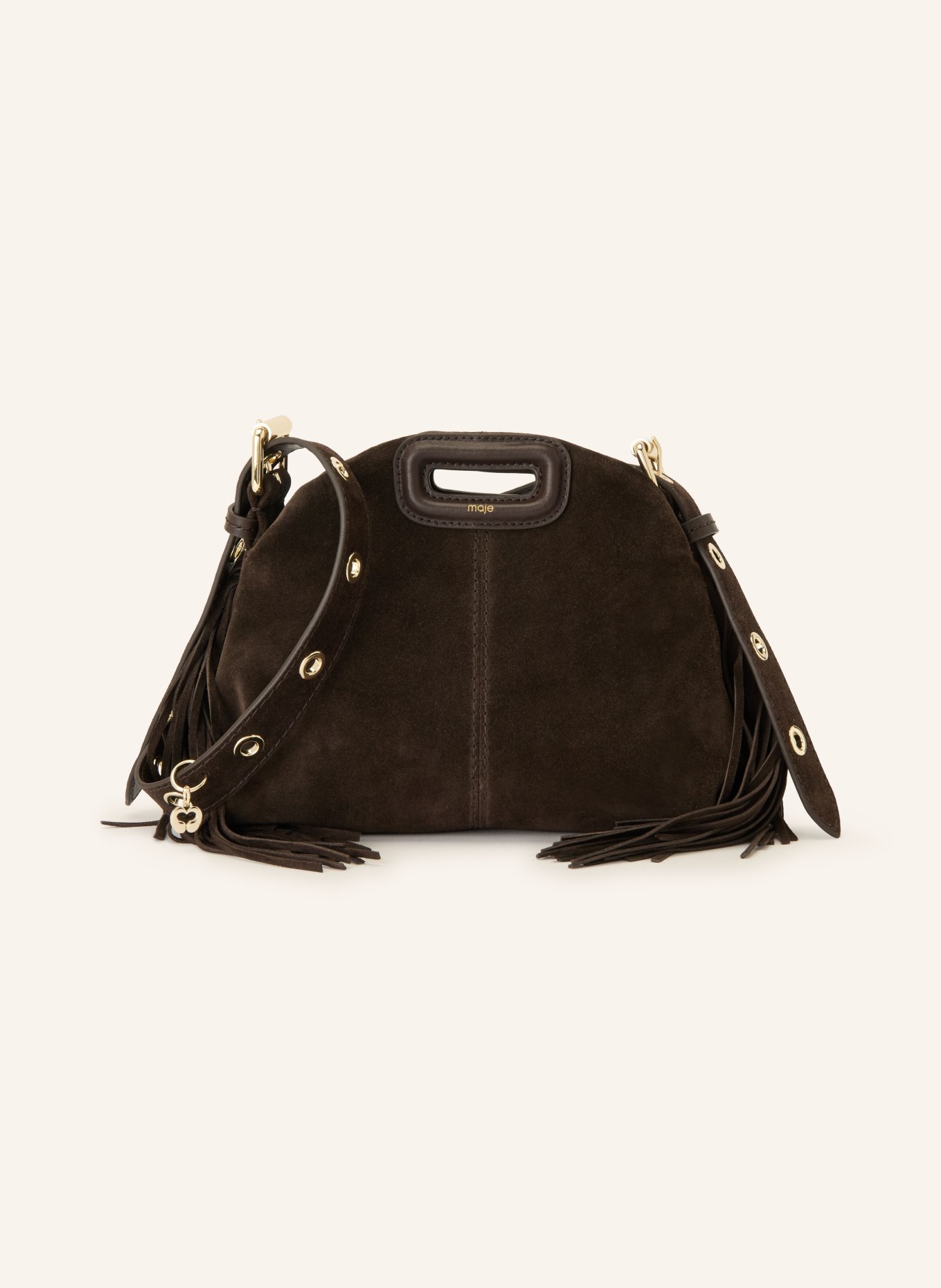 maje Handtasche: DUNKELBRAUN