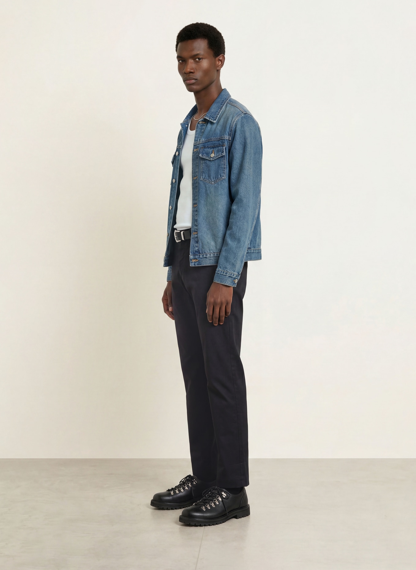 ALLSAINTS Trousers BAY Tailored Fit: BLACK