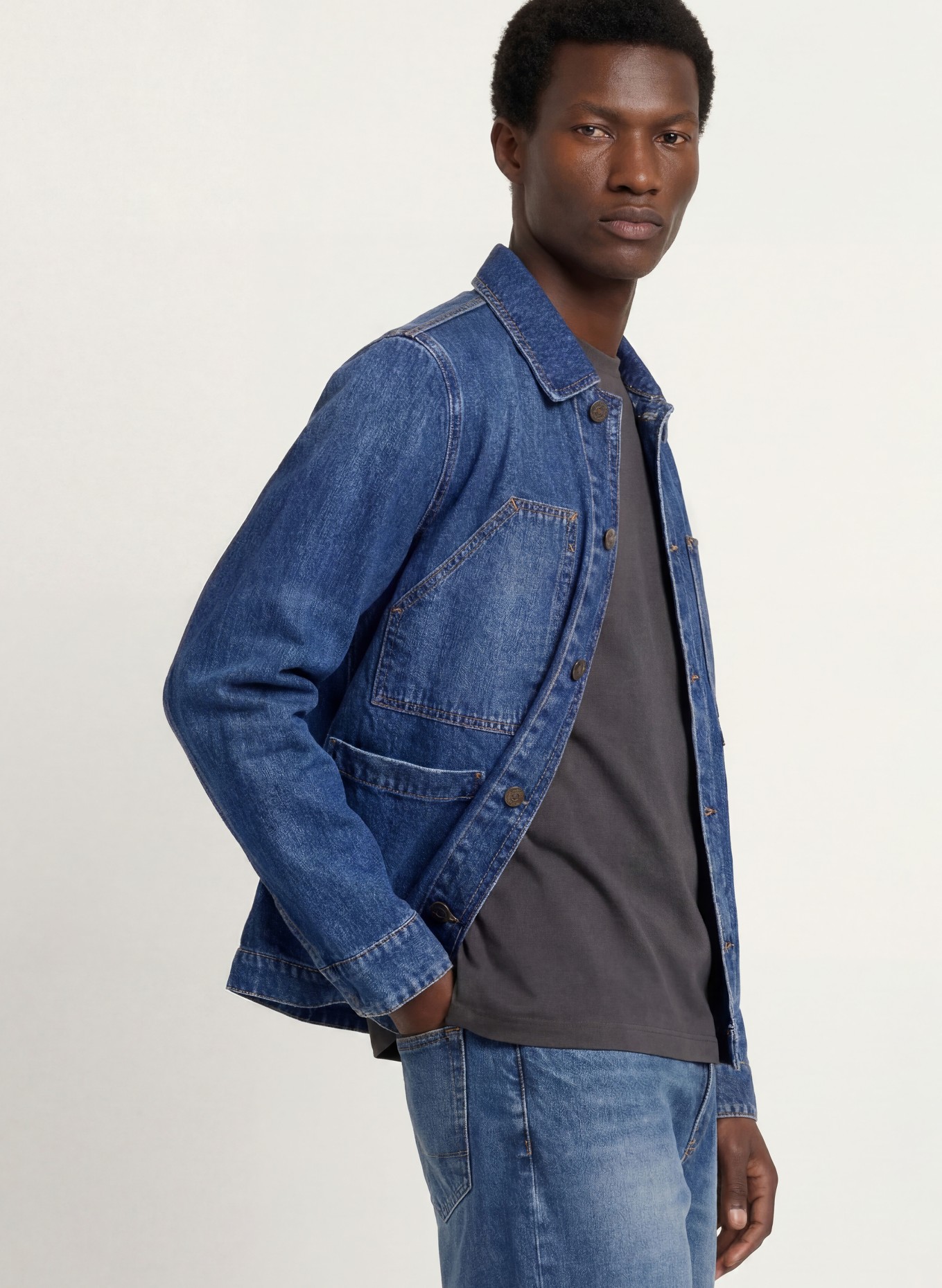 ALLSAINTS Jeansjacke MUKESH: 723 Dark Indigo
