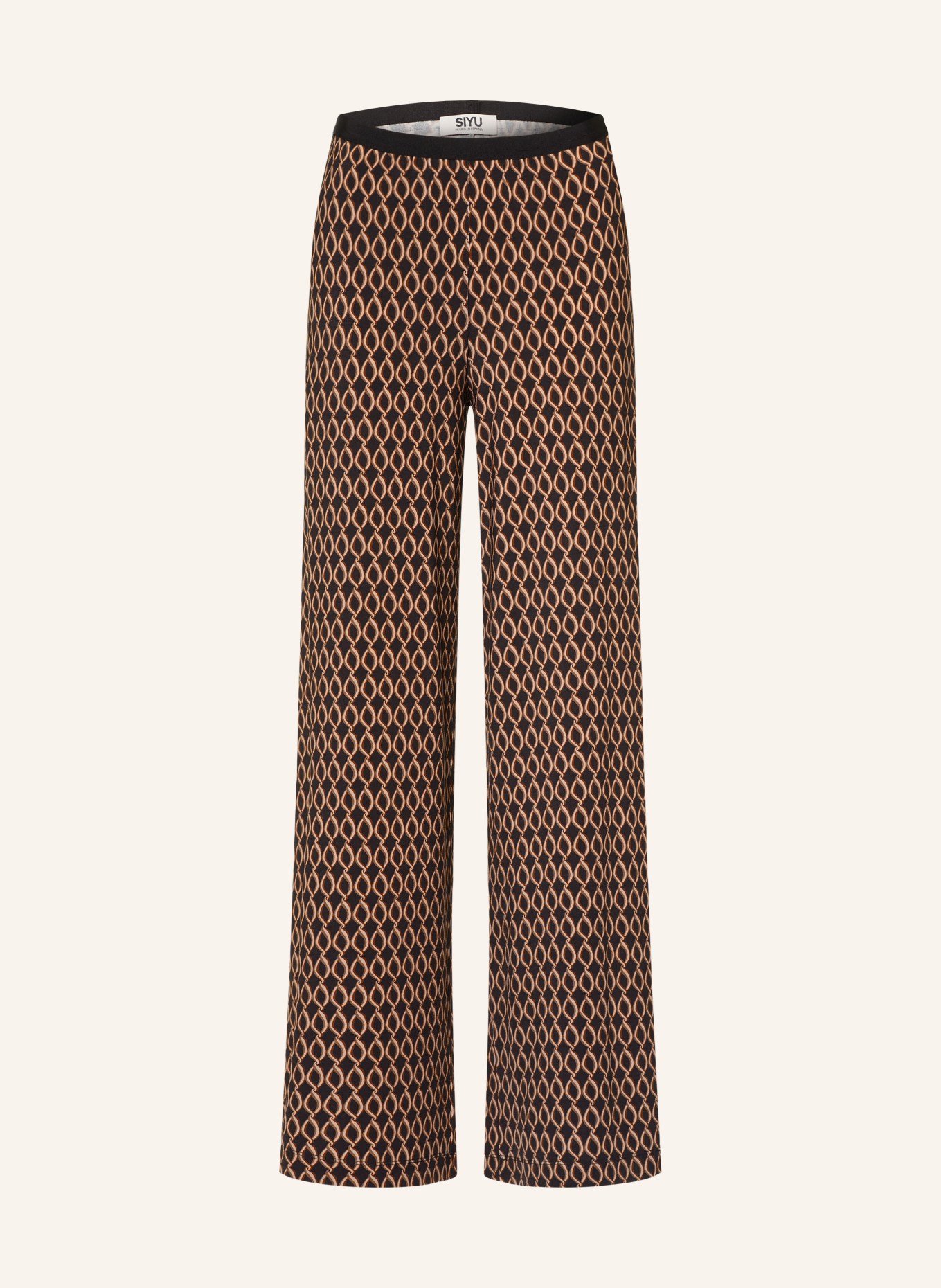 SIYU Jerseyhose: BRAUN / BEIGE / SCHWARZ