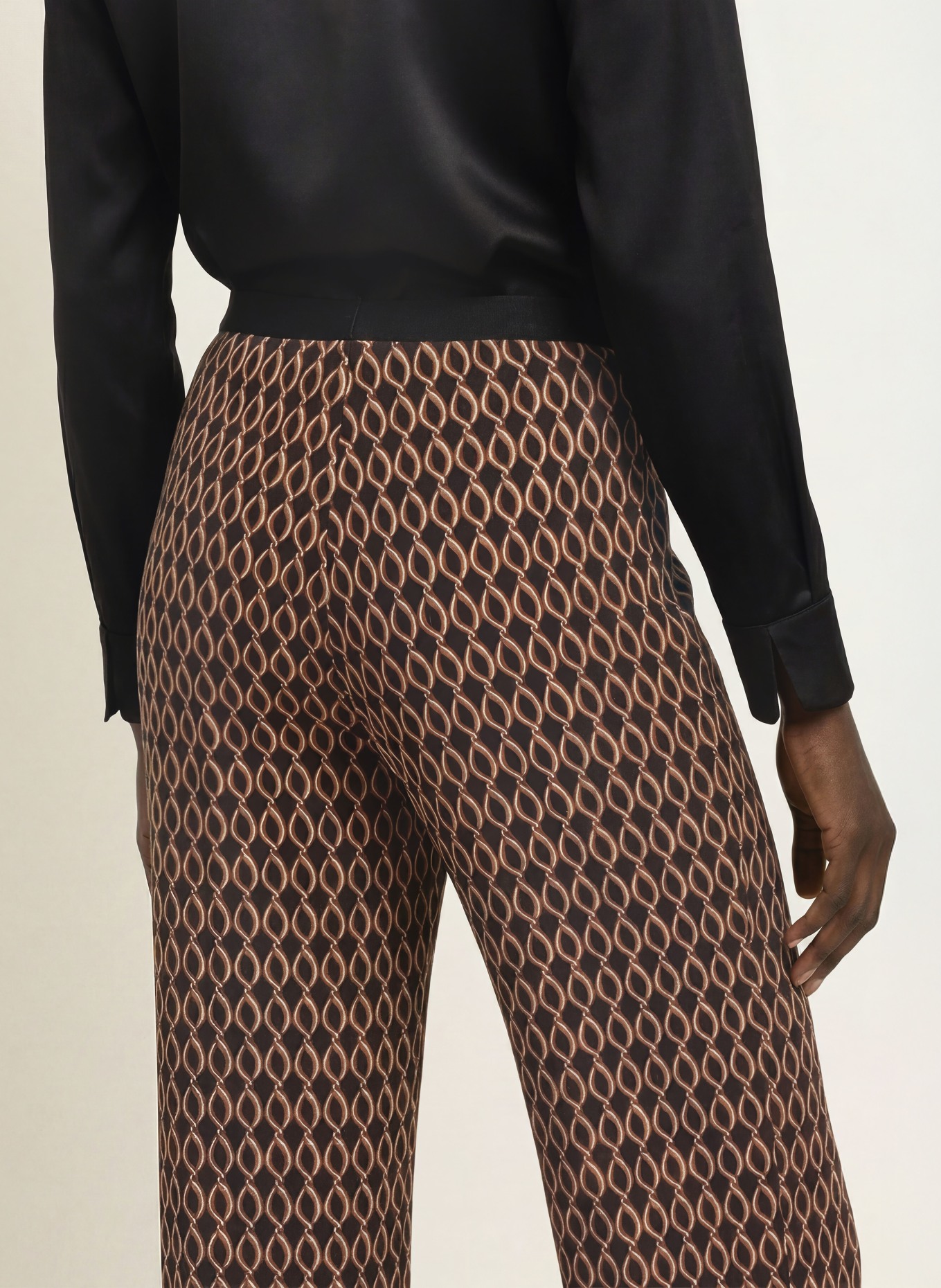 SIYU Jerseyhose: BRAUN / BEIGE / SCHWARZ