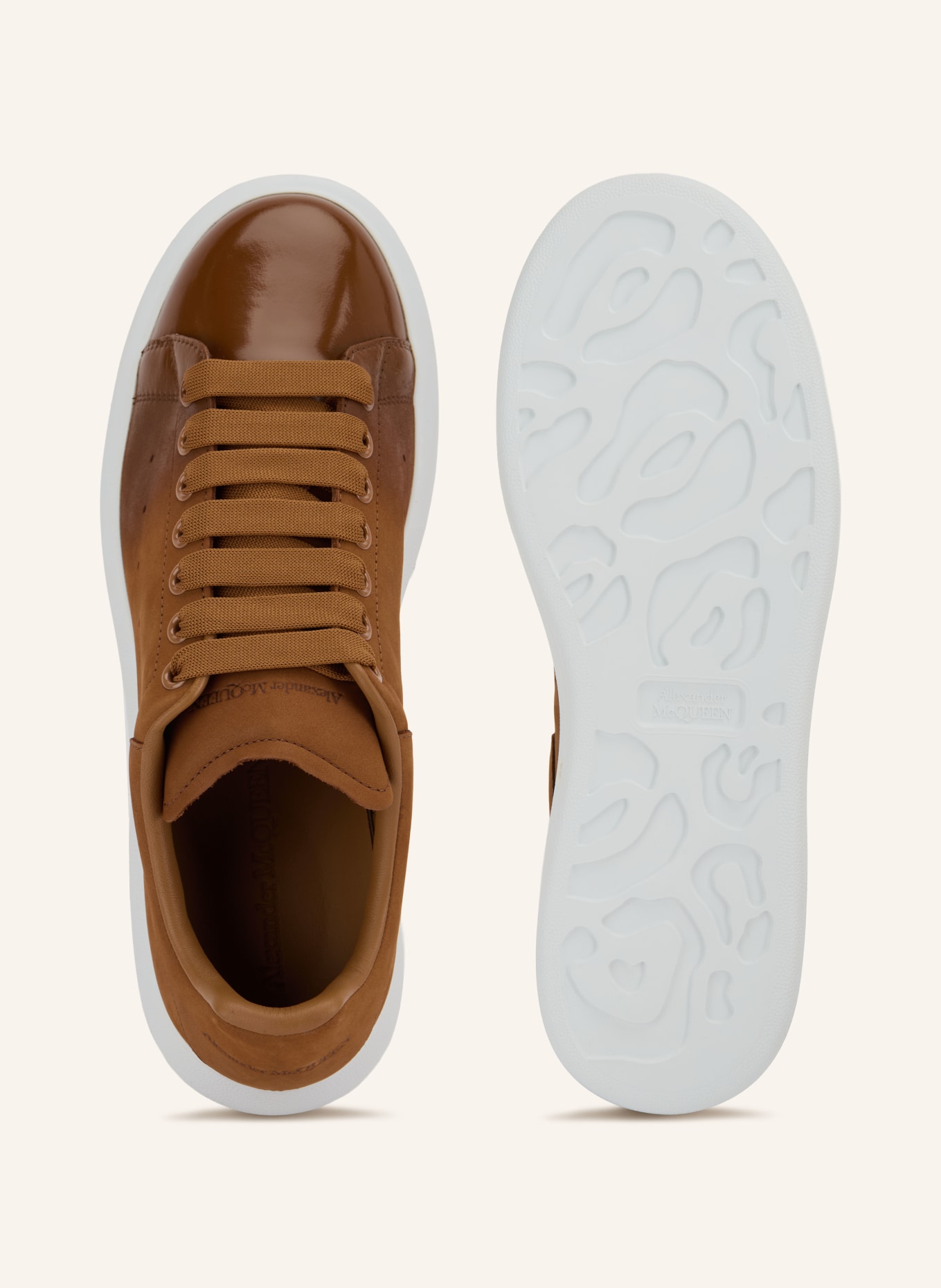McQUEEN Sneakersy: HNĚDÁ