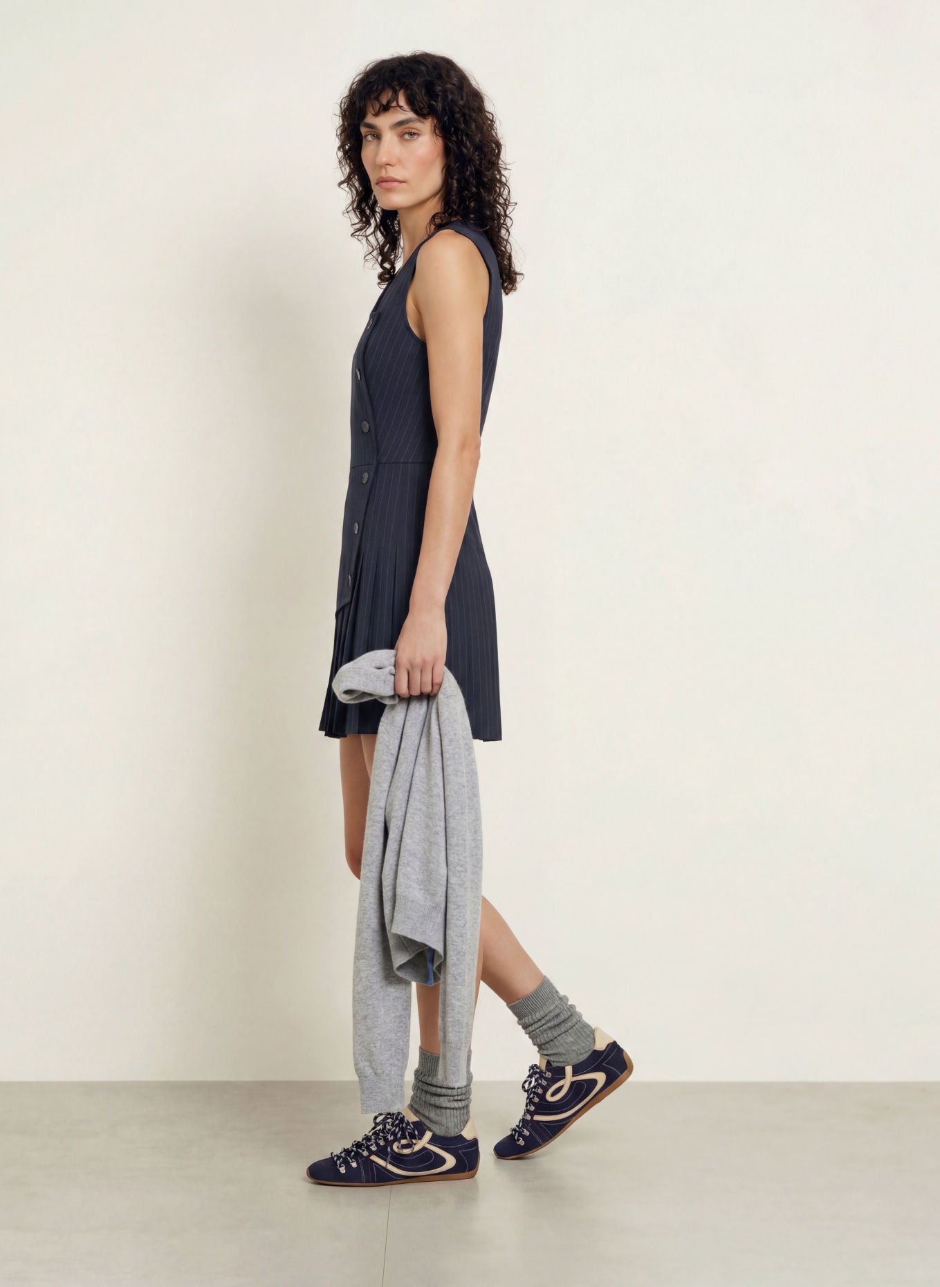 CLAUDIE PIERLOT Sukienka: GRANATOWY