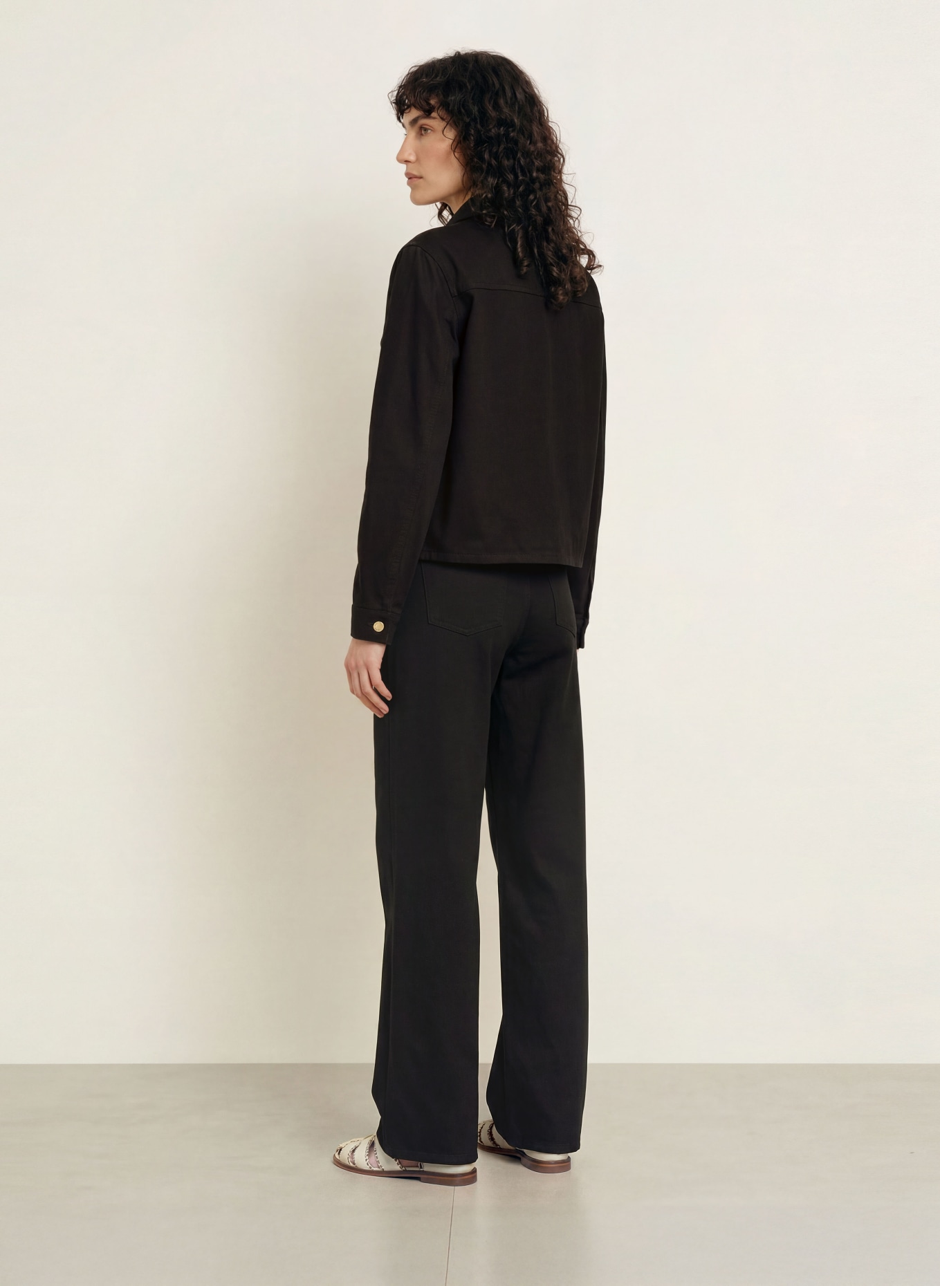 CLAUDIE PIERLOT Jeansjacke: V002 BLACK DENIM