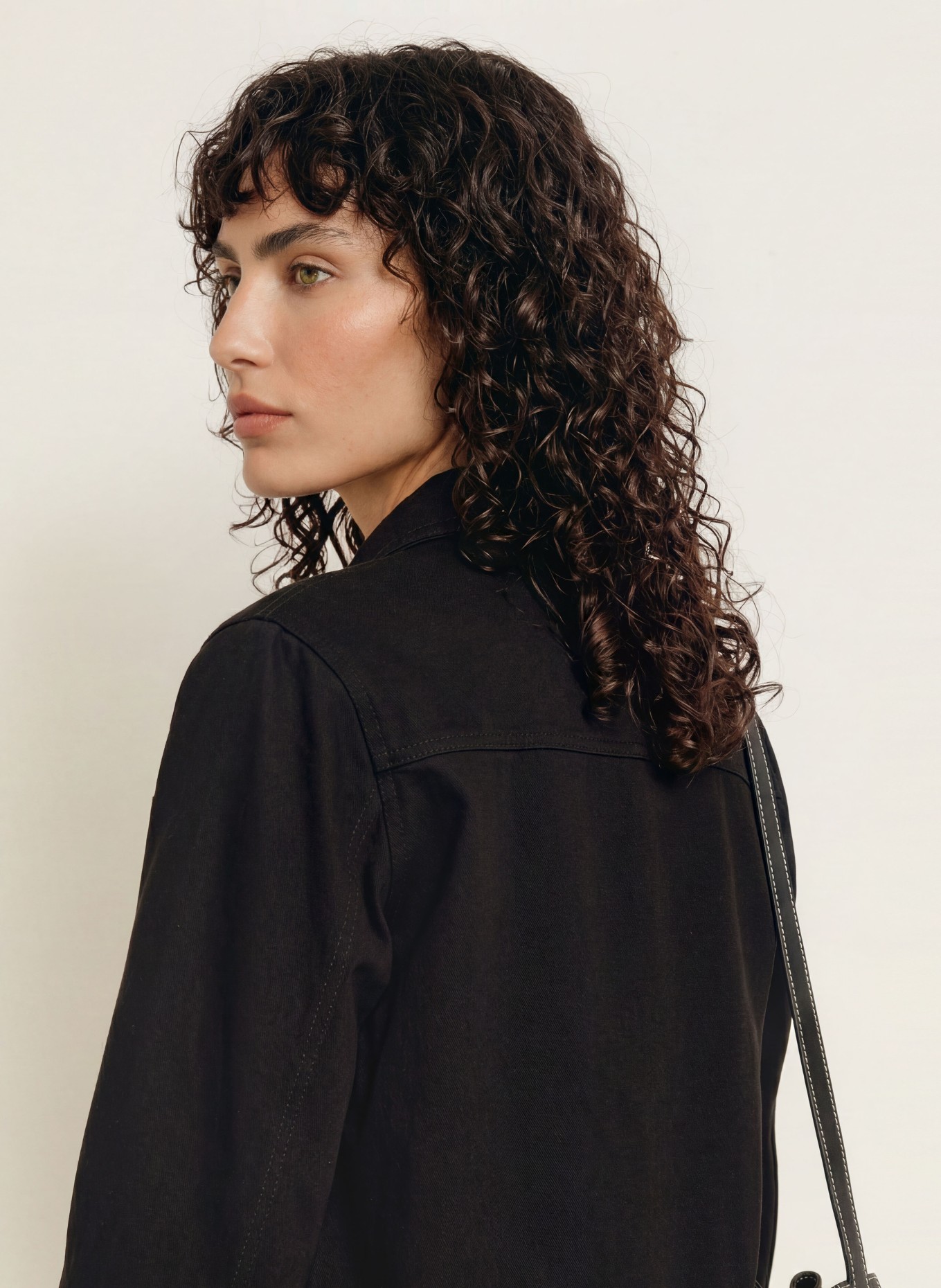 CLAUDIE PIERLOT Jeansjacke: V002 BLACK DENIM