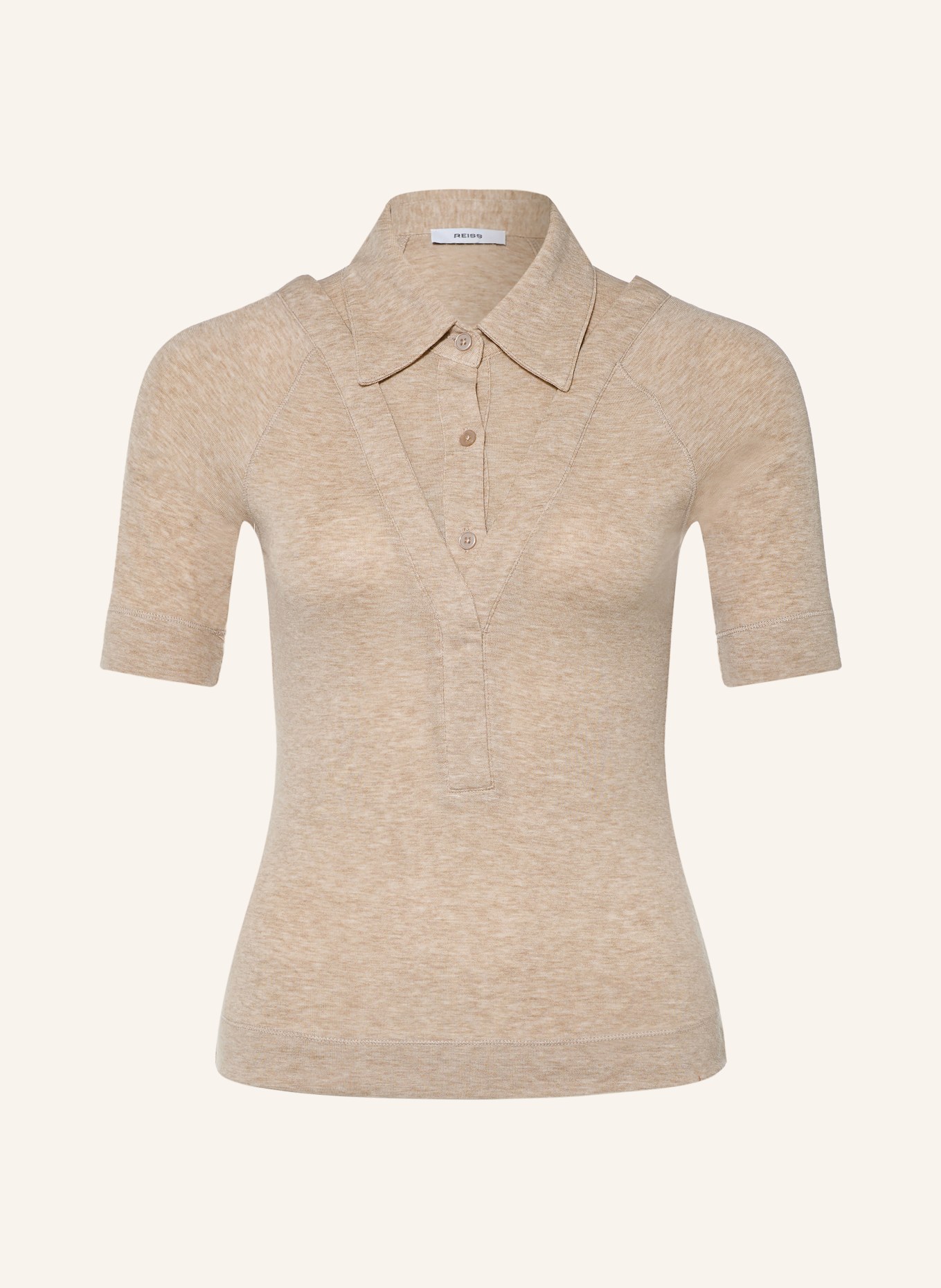 REISS Strickshirt SHONA: BEIGE
