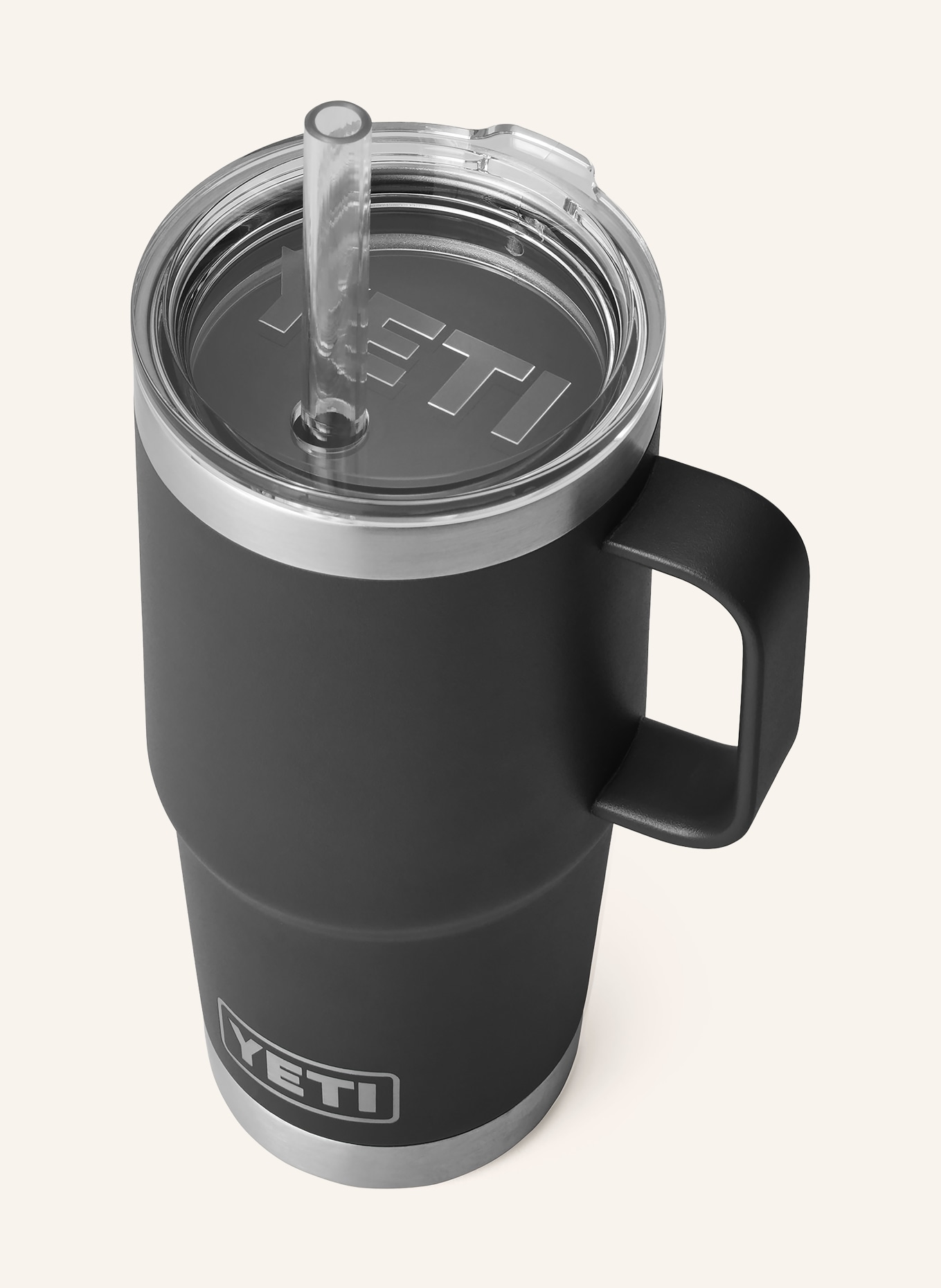 YETI RAMBLER® Insulated Mug: BLACK / SILVER / WHITE
