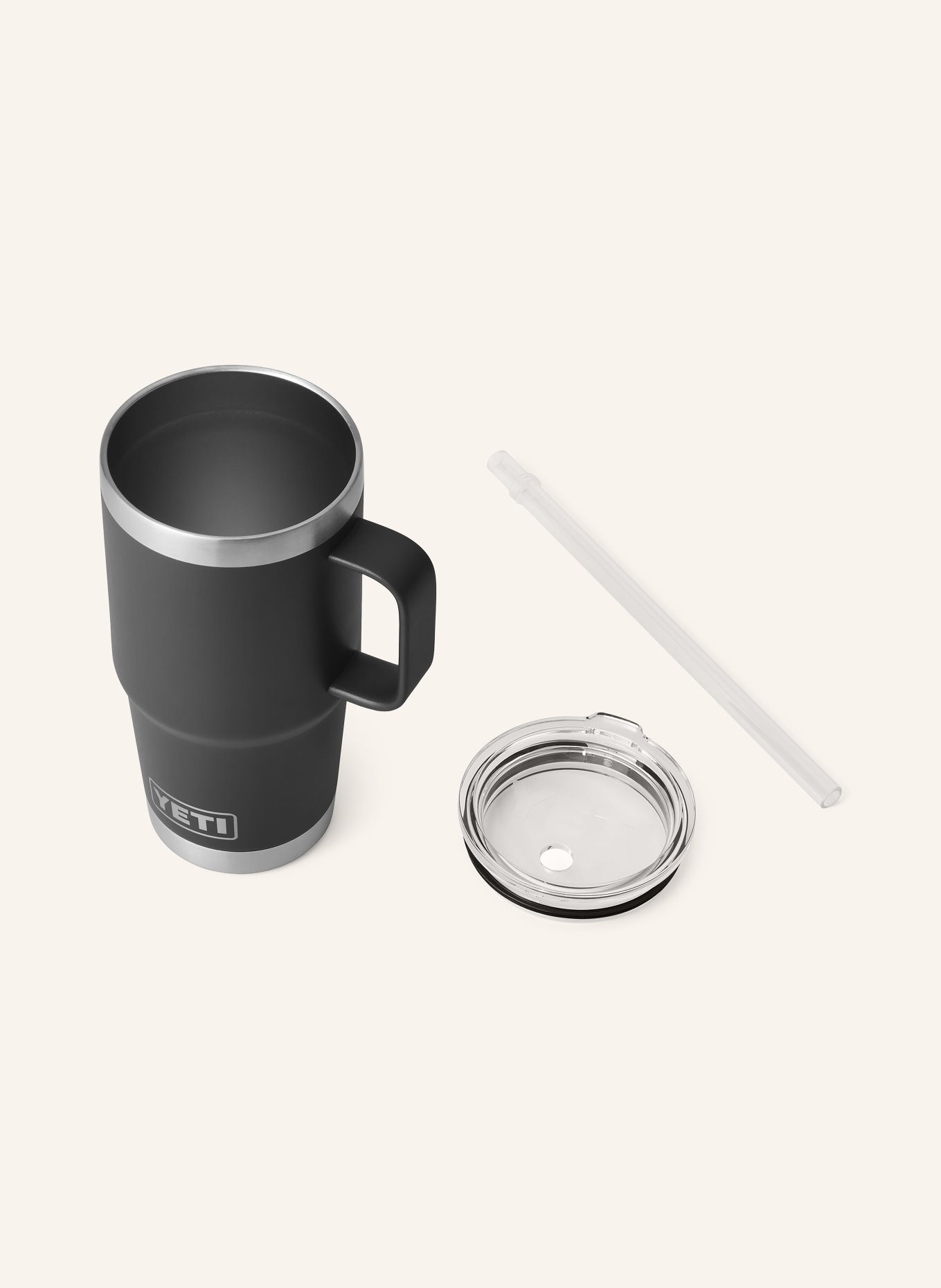 YETI RAMBLER® Insulated Mug: BLACK / SILVER / WHITE