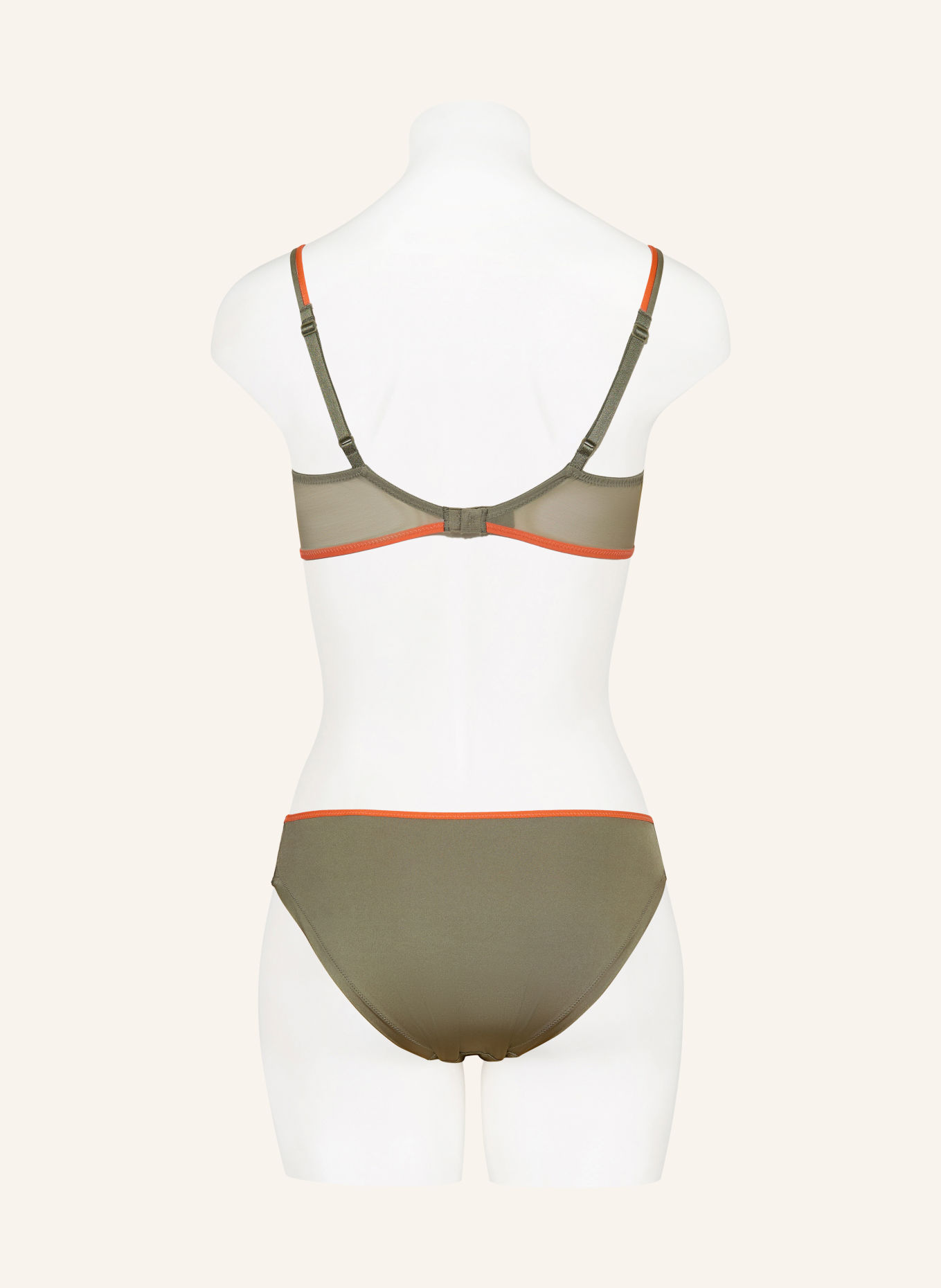 MARIE JO Soutien-gorge à armatures ROMMI avec fil pailleté: OLIVE / LILAS CLAIR / ROUGE CLAIR