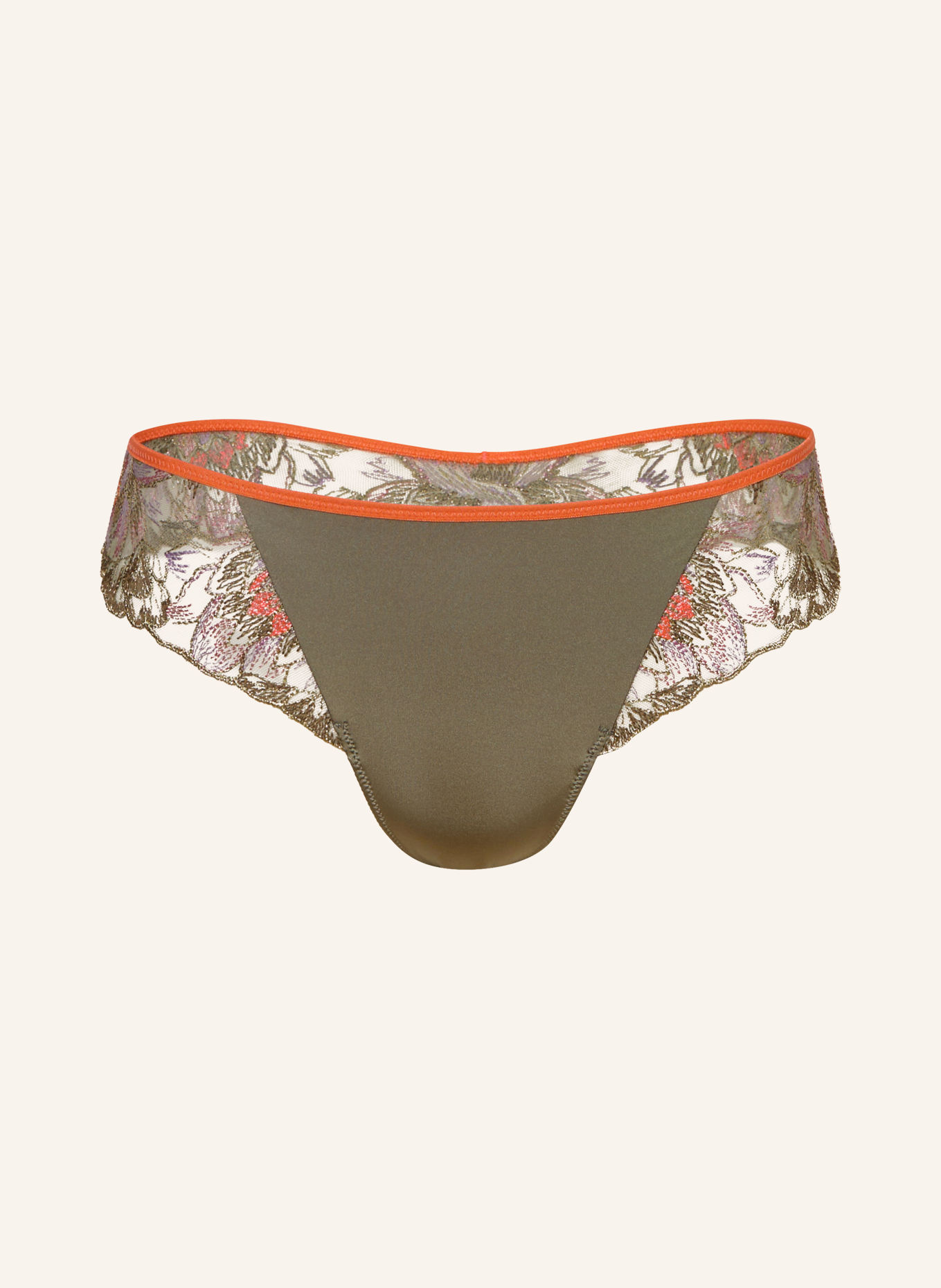 MARIE JO String ROMMI avec fil pailleté: OLIVE / LILAS CLAIR / ROUGE CLAIR