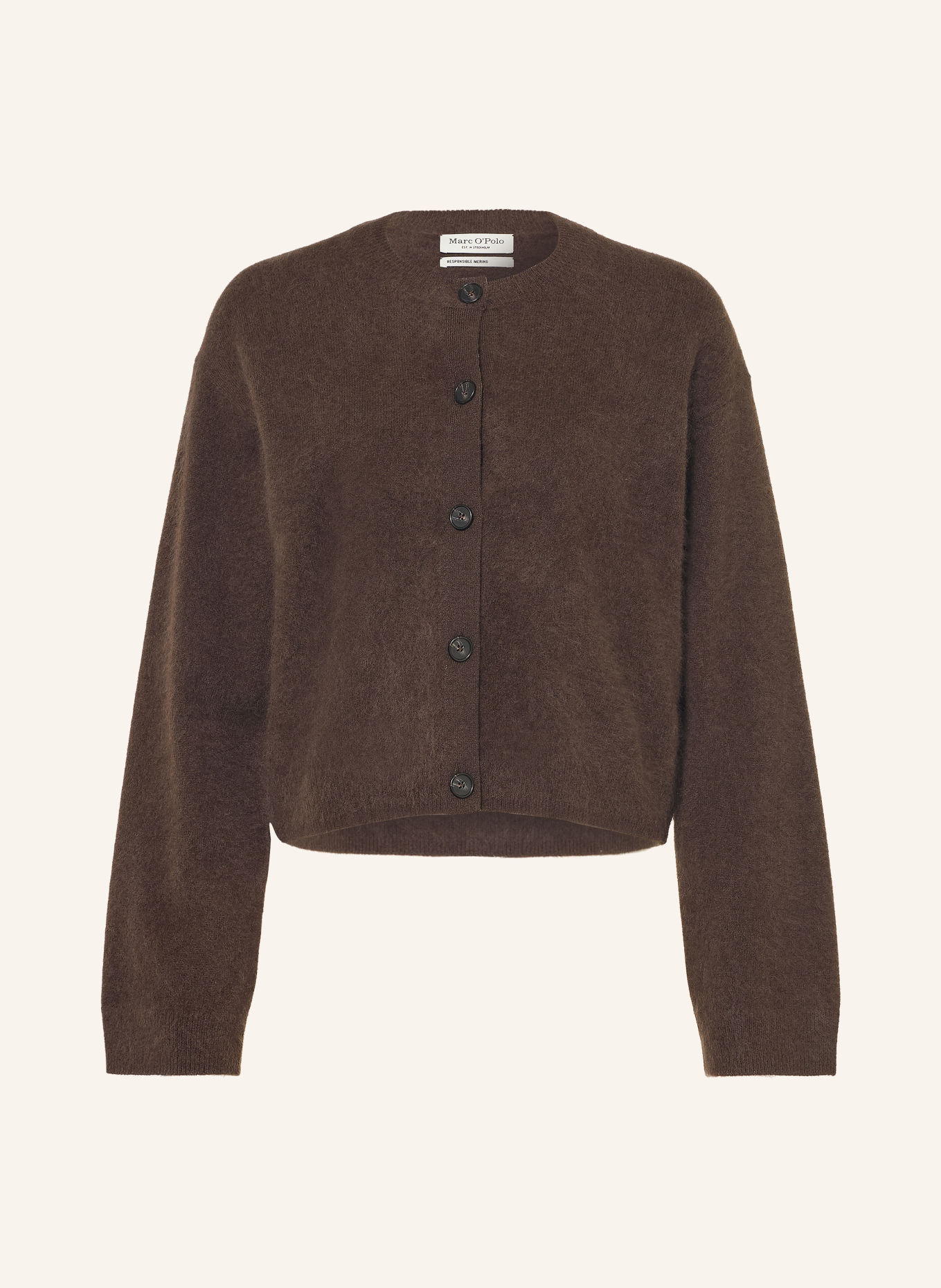 Marc O'Polo Strickjacke: DUNKELBRAUN