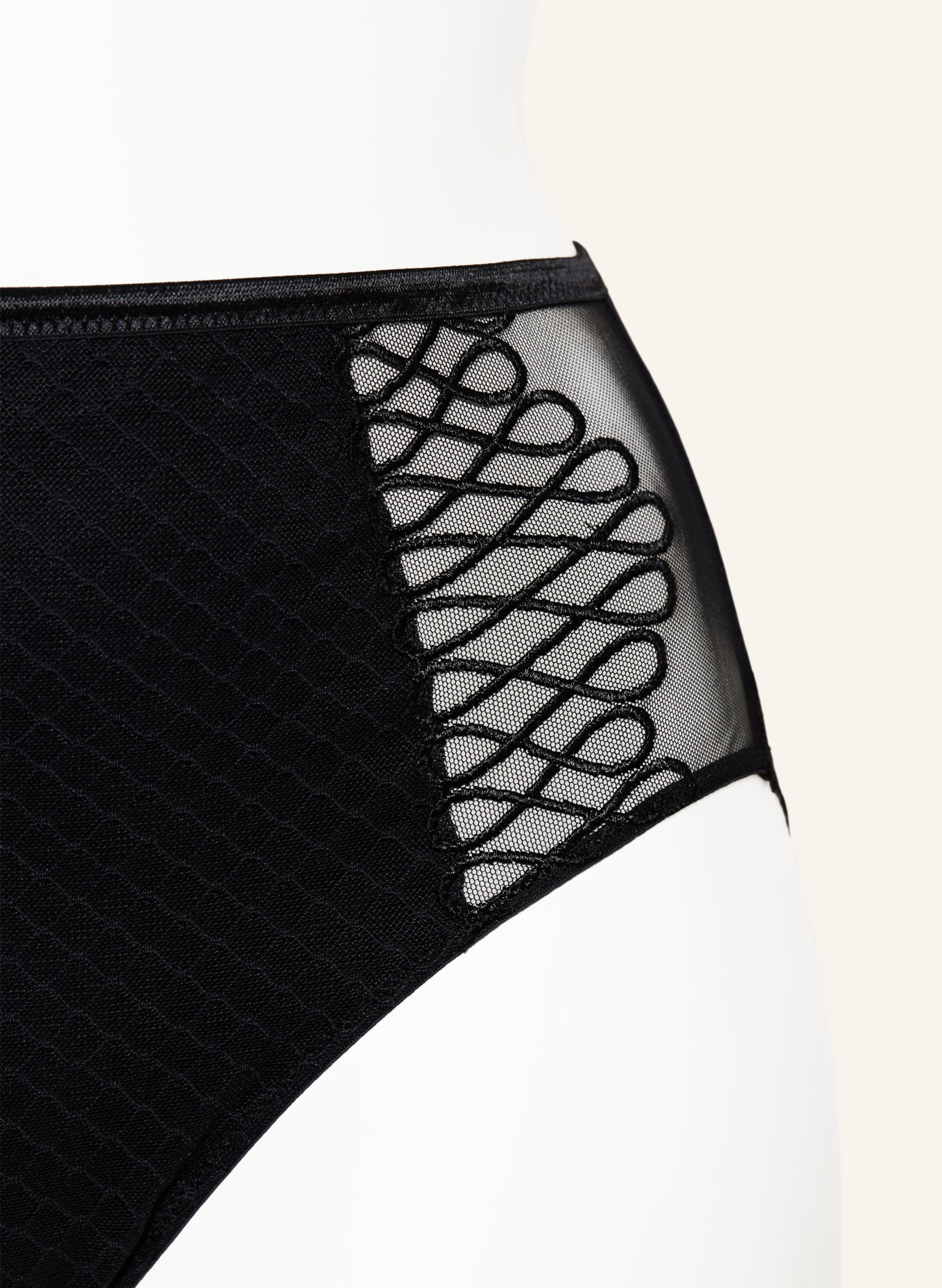 PrimaDonna JOKKO high-waist briefs with cutout: BLACK