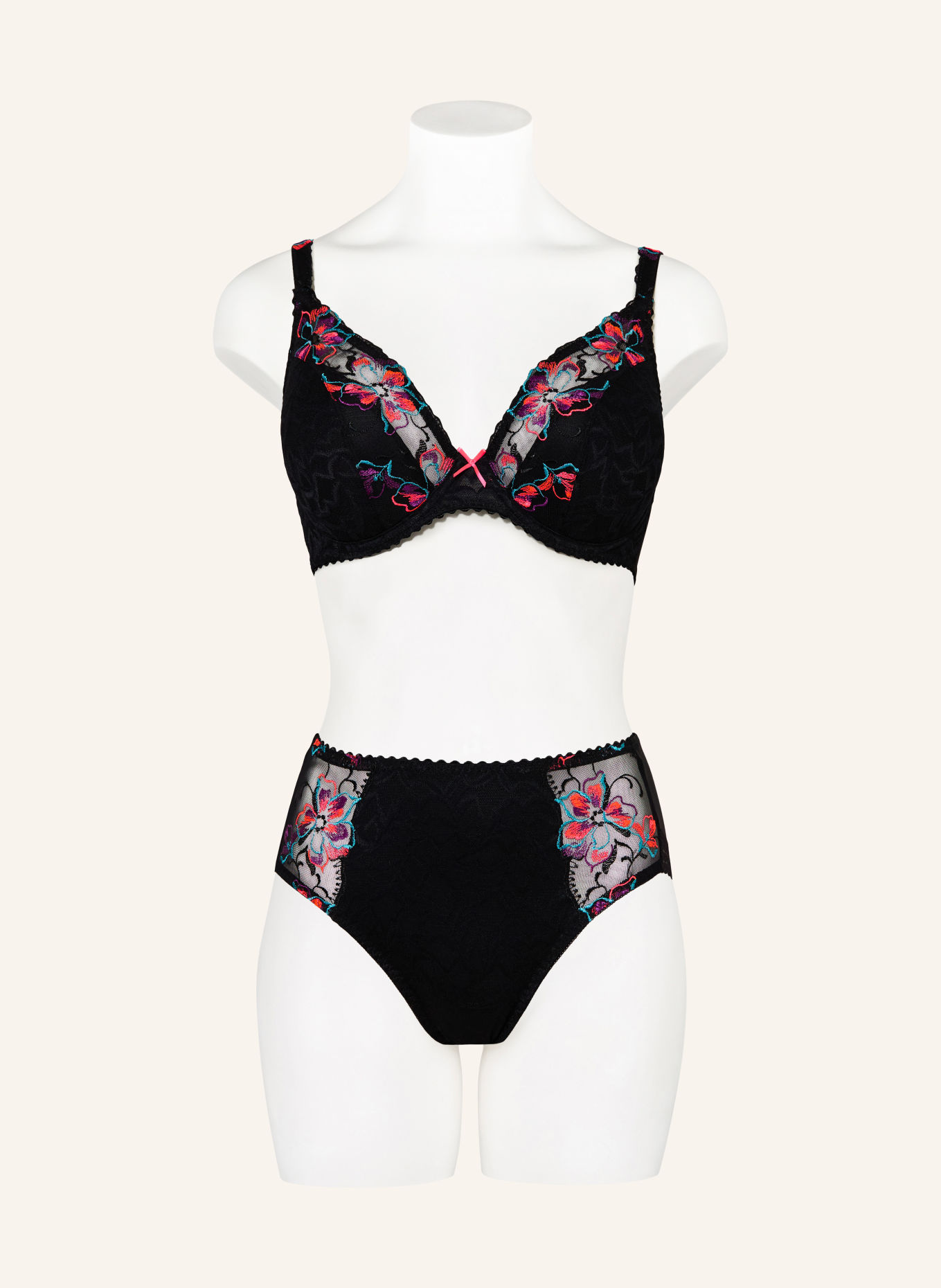 PrimaDonna Bügel-BH MIYARA: SCHWARZ / NEONPINK / NEONTÜRKIS