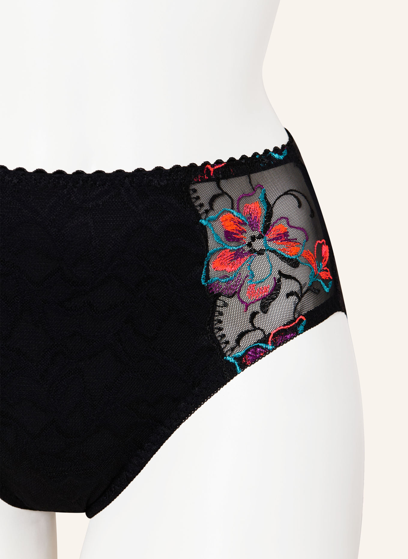 PrimaDonna Taillenslip MIYARA: SCHWARZ / NEONPINK / NEONTÜRKIS