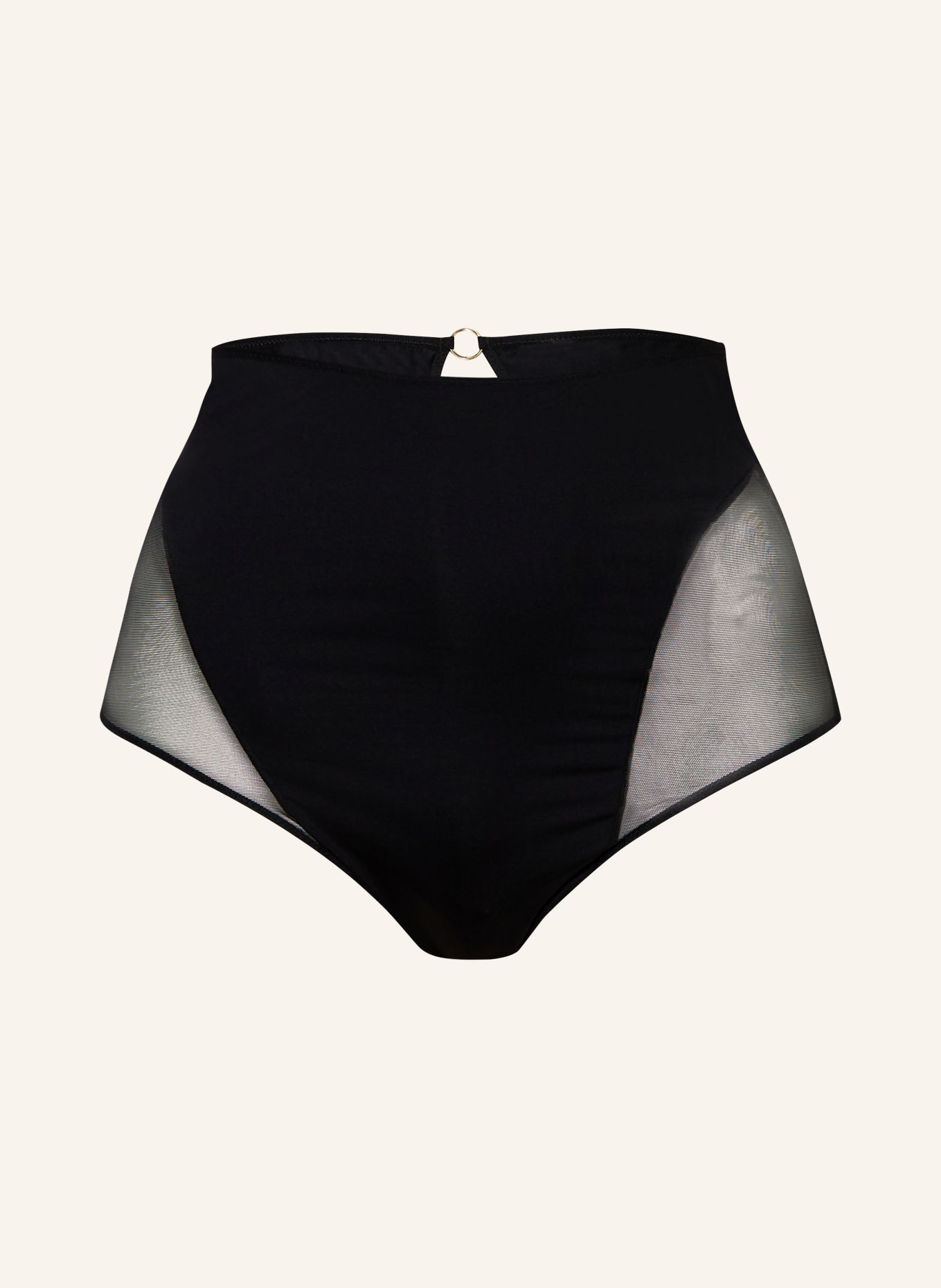 PrimaDonna TWIST SHEARY-tailleslip met uitsnijding: ZWART